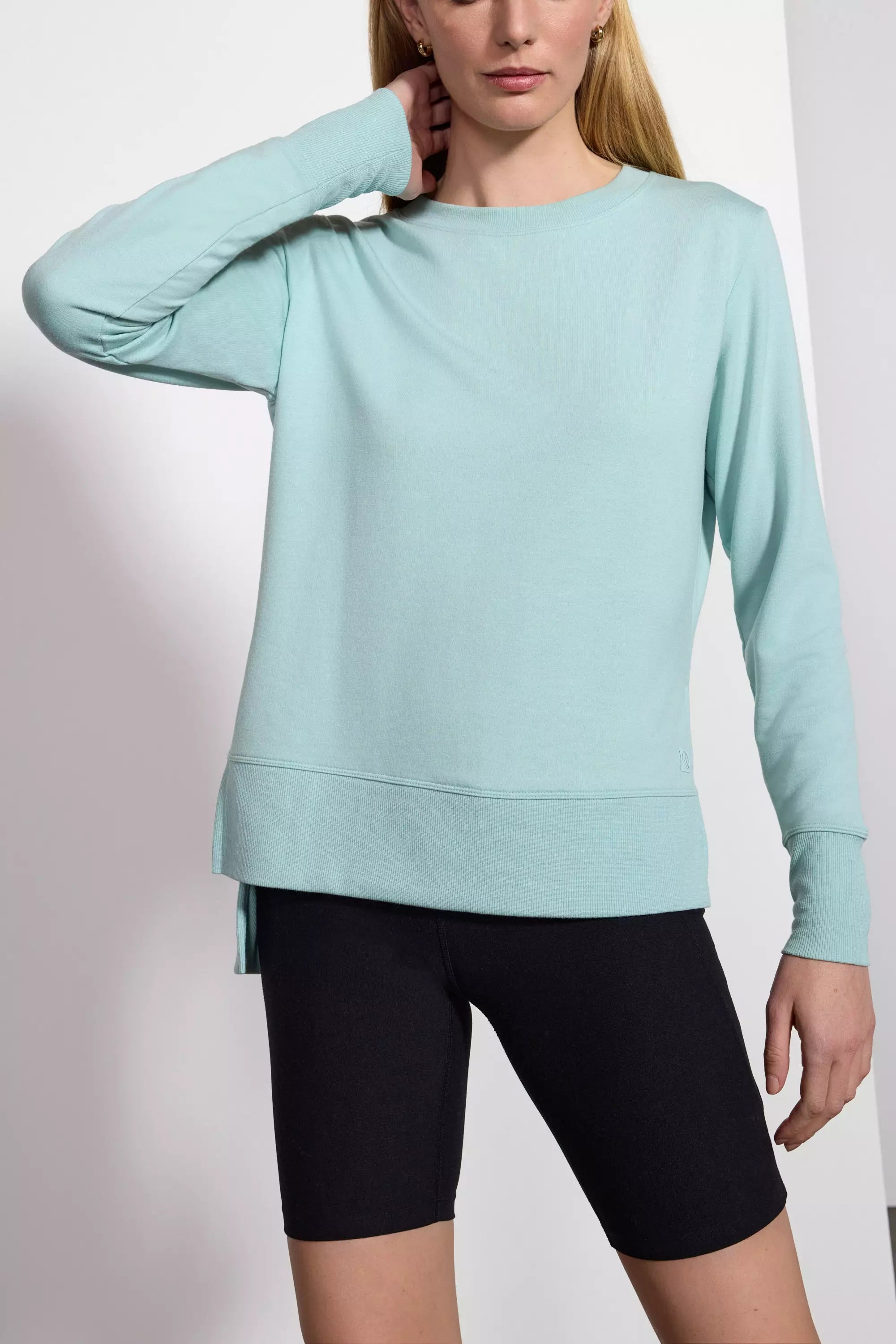 Serene TENCEL™ Modal Relaxed Side Slit Pullover