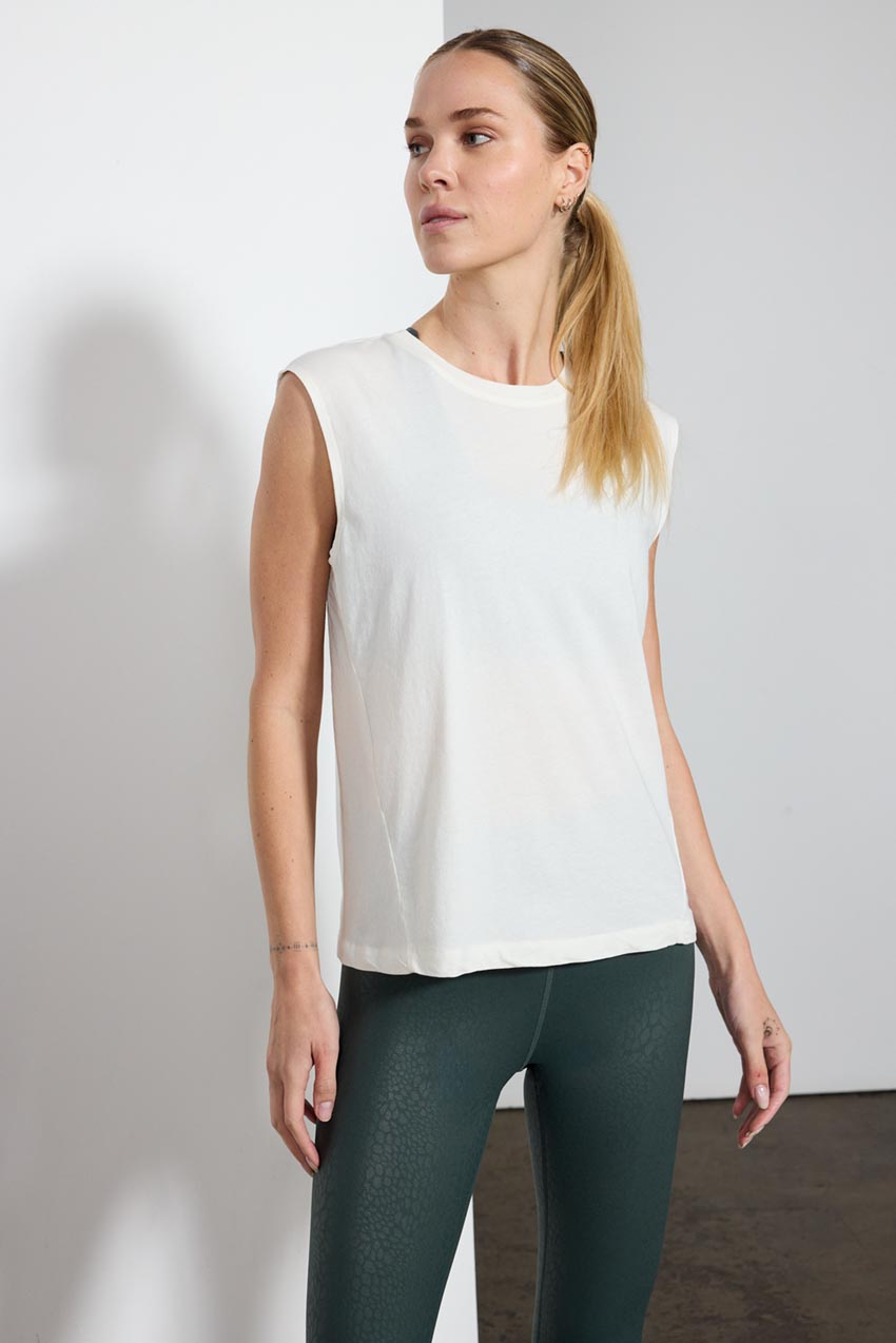 Blake Calm Boxy Washed Tank Top