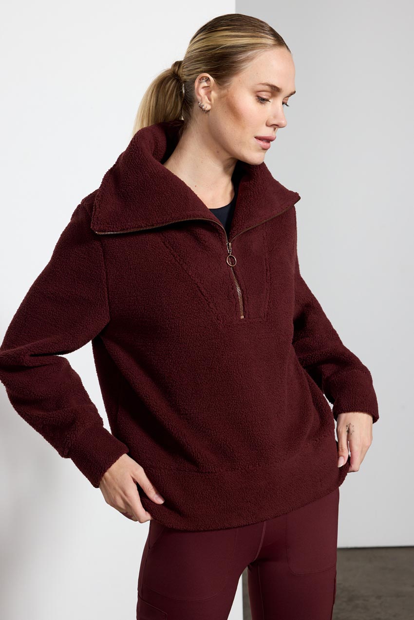 Levitate Half-Zip Berber Pullover