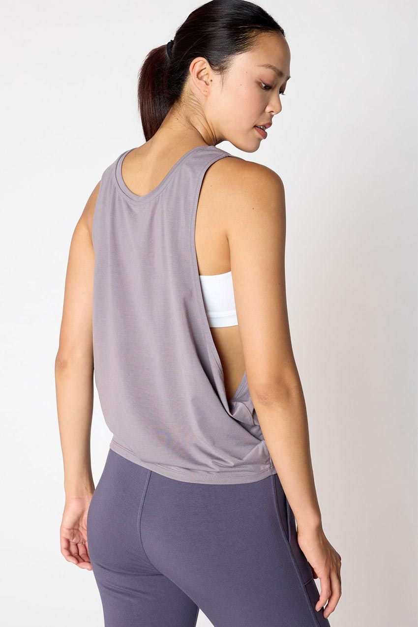 Dynamic Recycled Polyester Dropped Arm Hole Stink-Free Tank Top