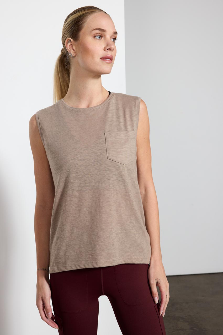 Fusion Tank Top with Chest Pocket