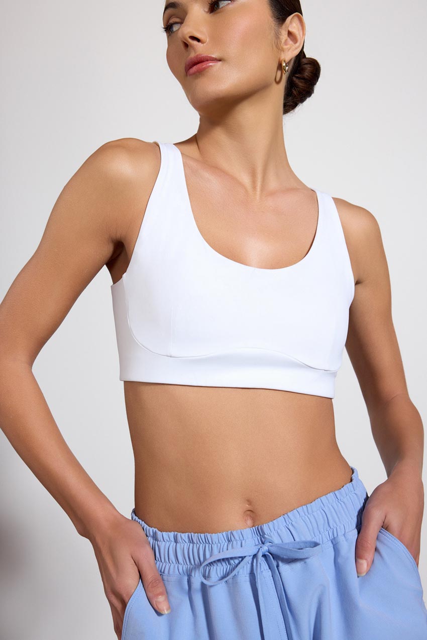 Printed sports bra - Sports Bras - Sportswear - CLOTHING - Woman