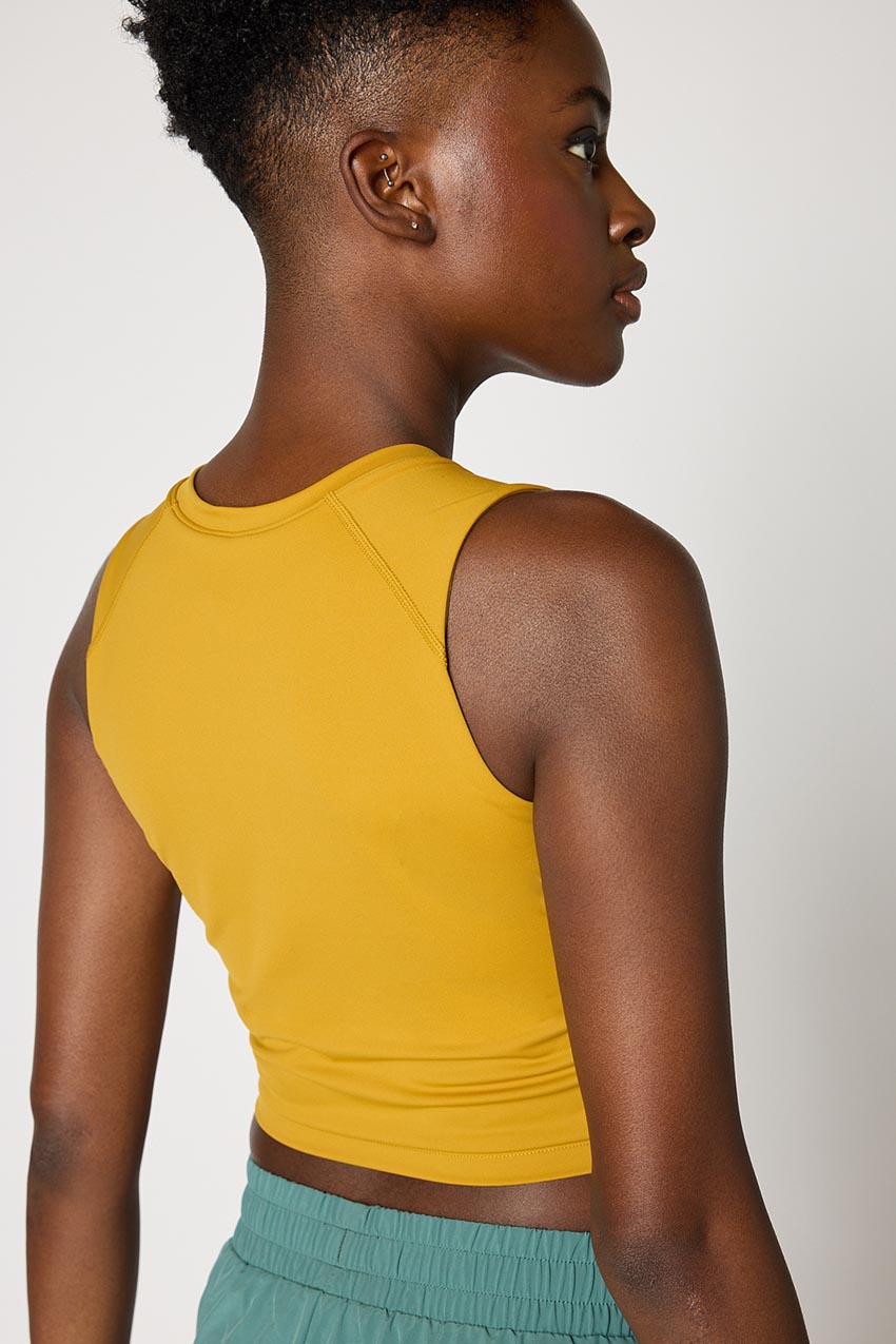 Vital Recycled Nylon Cropped Tank Top