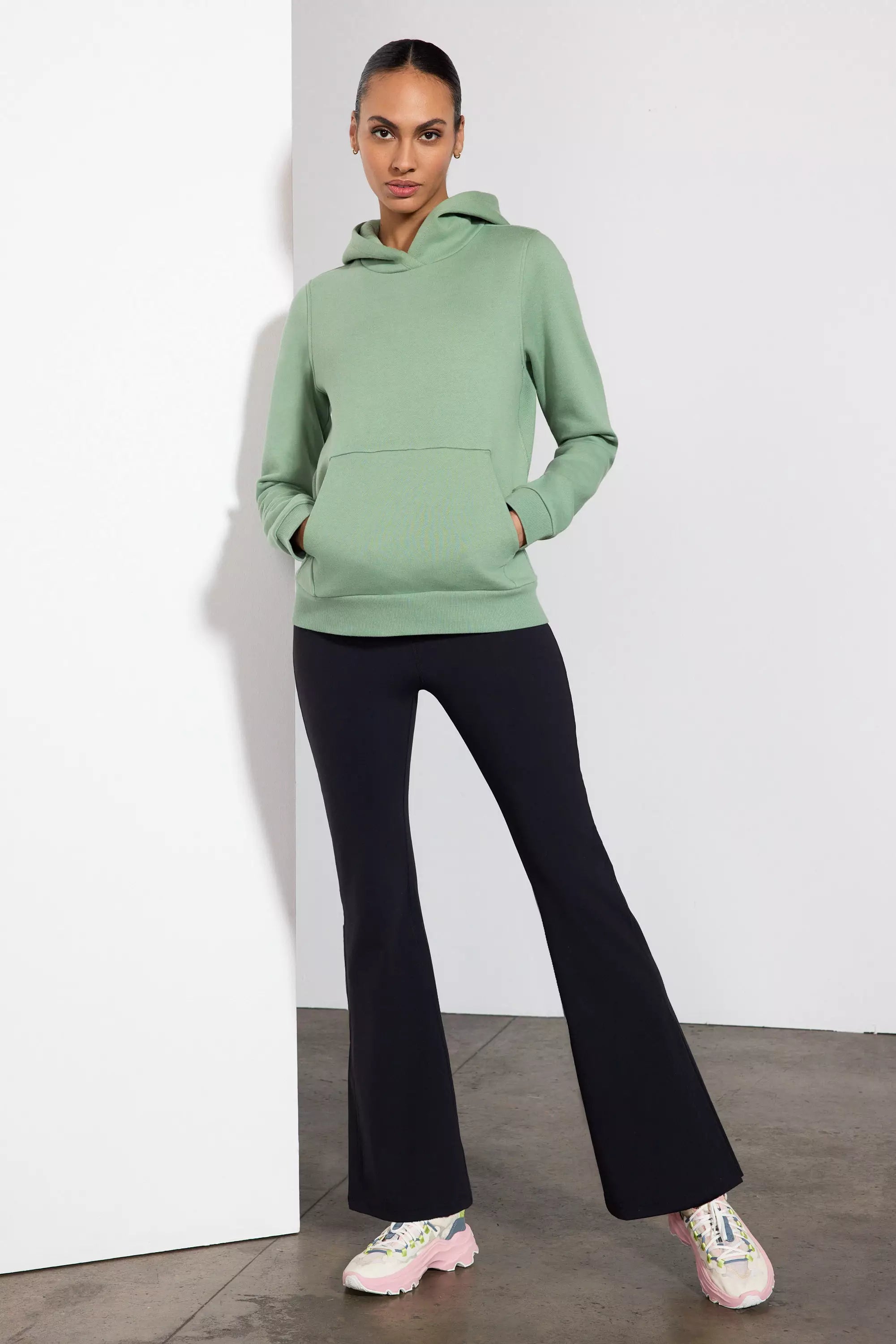 Luxefleece Pullover Sweat à capuche - Green de haies