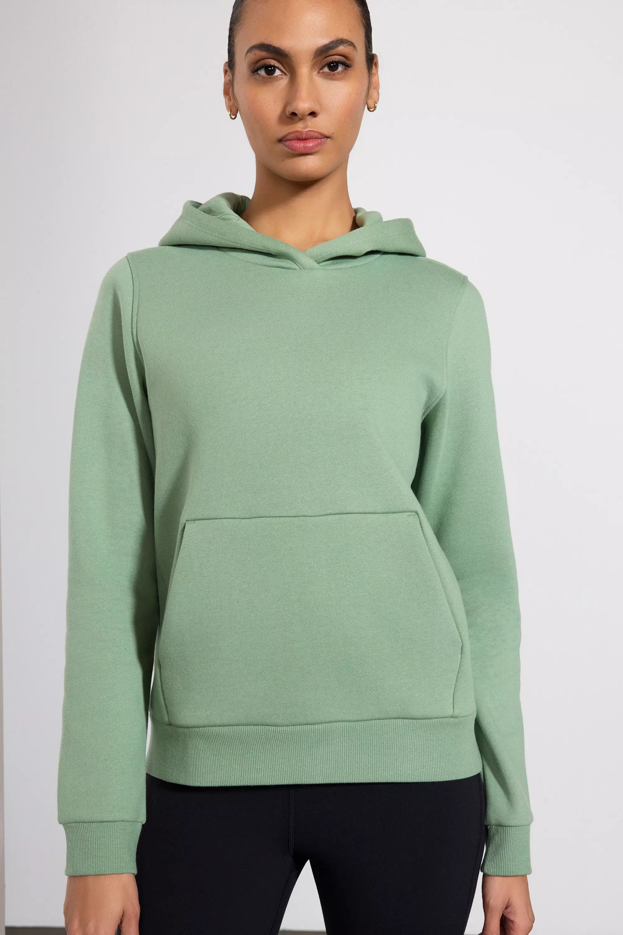 Comfort Fleece Pullover Hoodie - Hedge Green