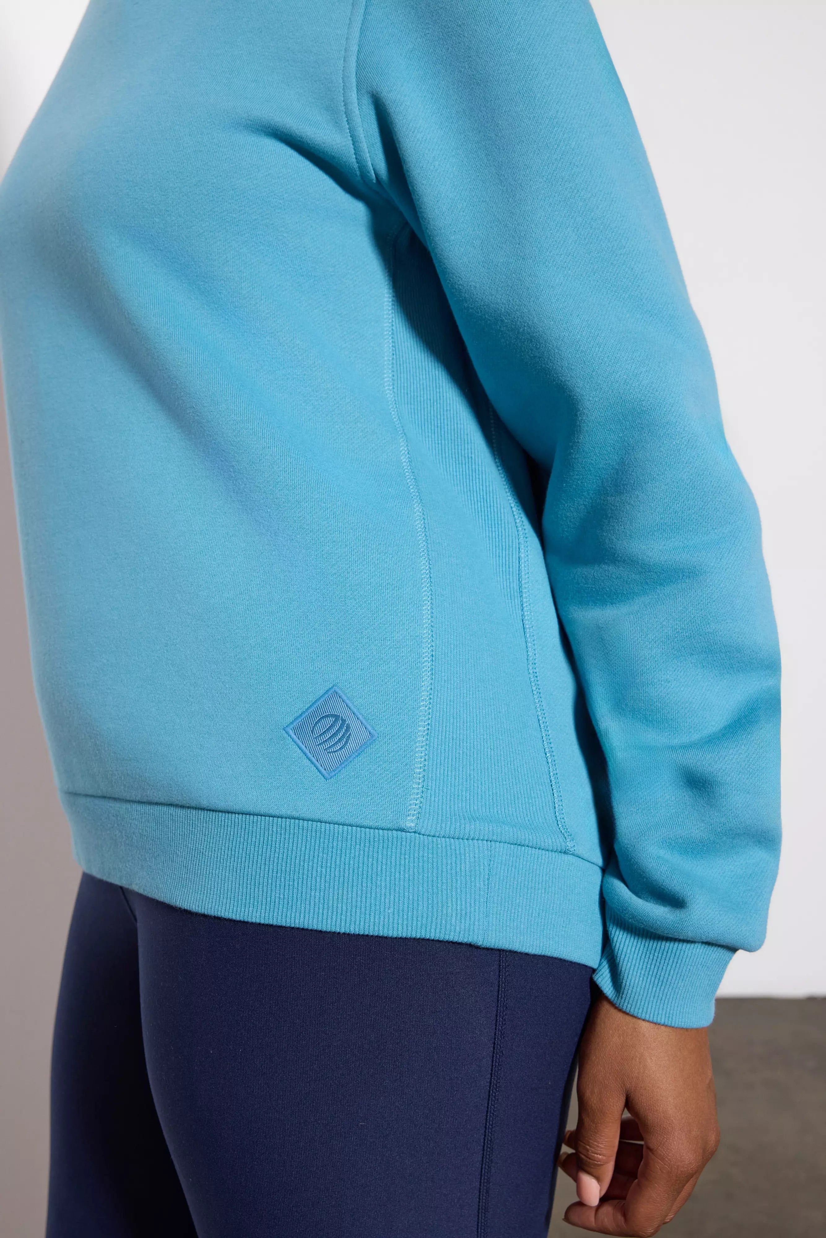 Sweat-shirt Luxefleece - Blue adriatique