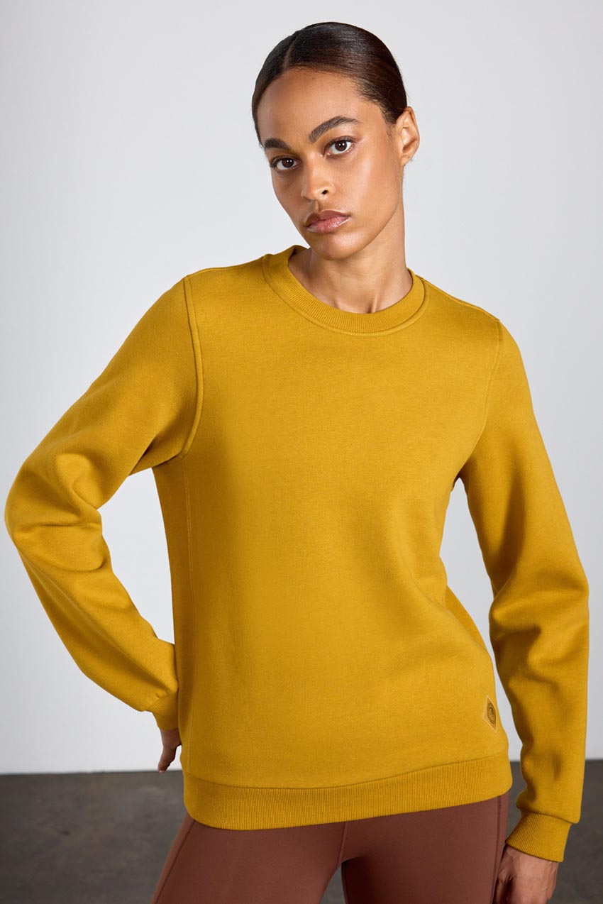 Ladies hot sale mustard sweatshirt