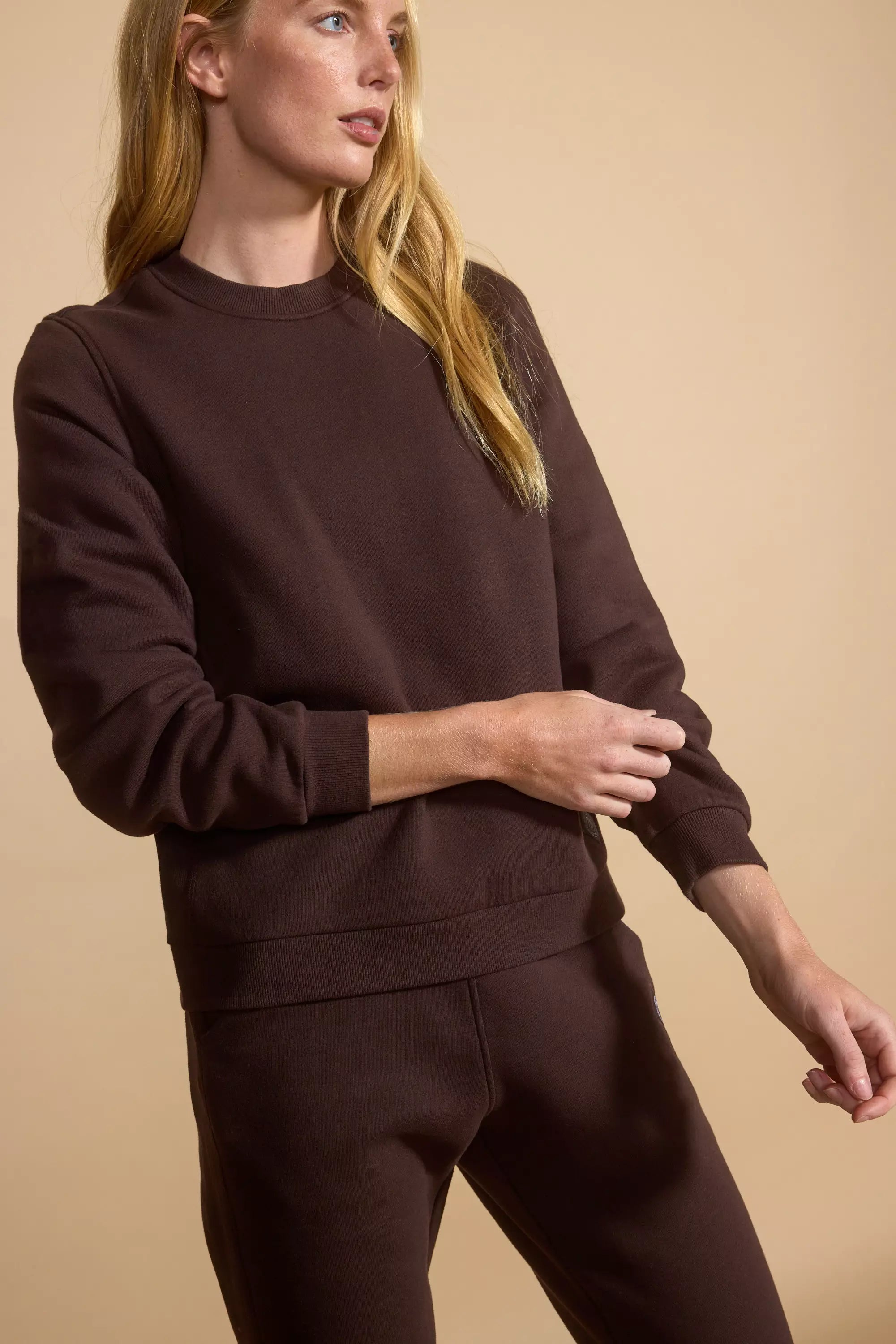 Luxefleece Sweatshirt - Chocolate Brown