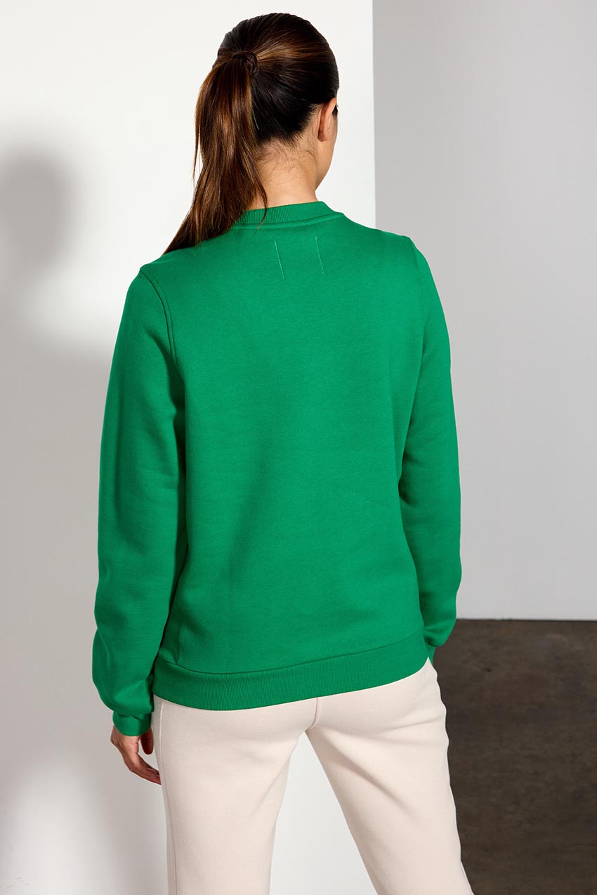 Green crew best sale neck jumper womens