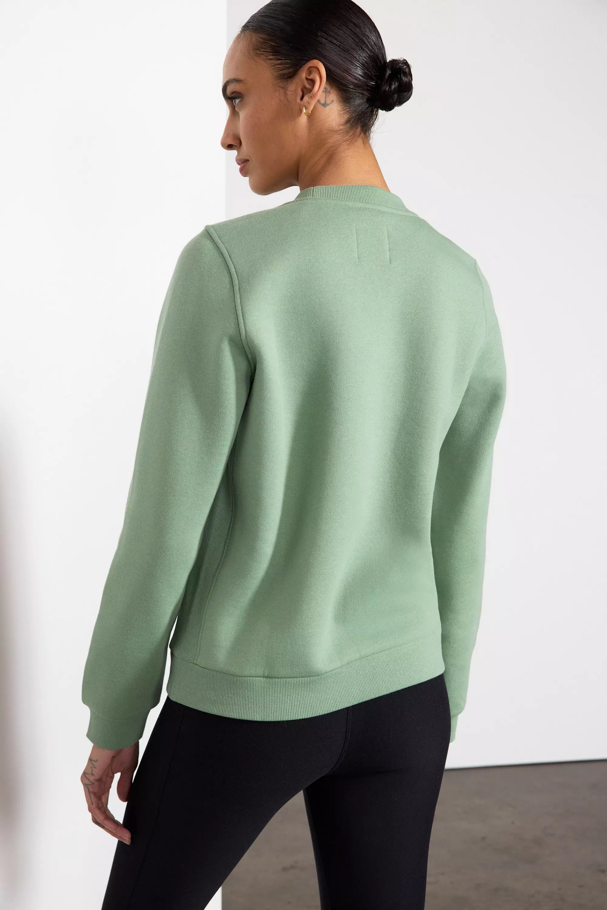 Sweatshirt Luxefleece - Green de haies