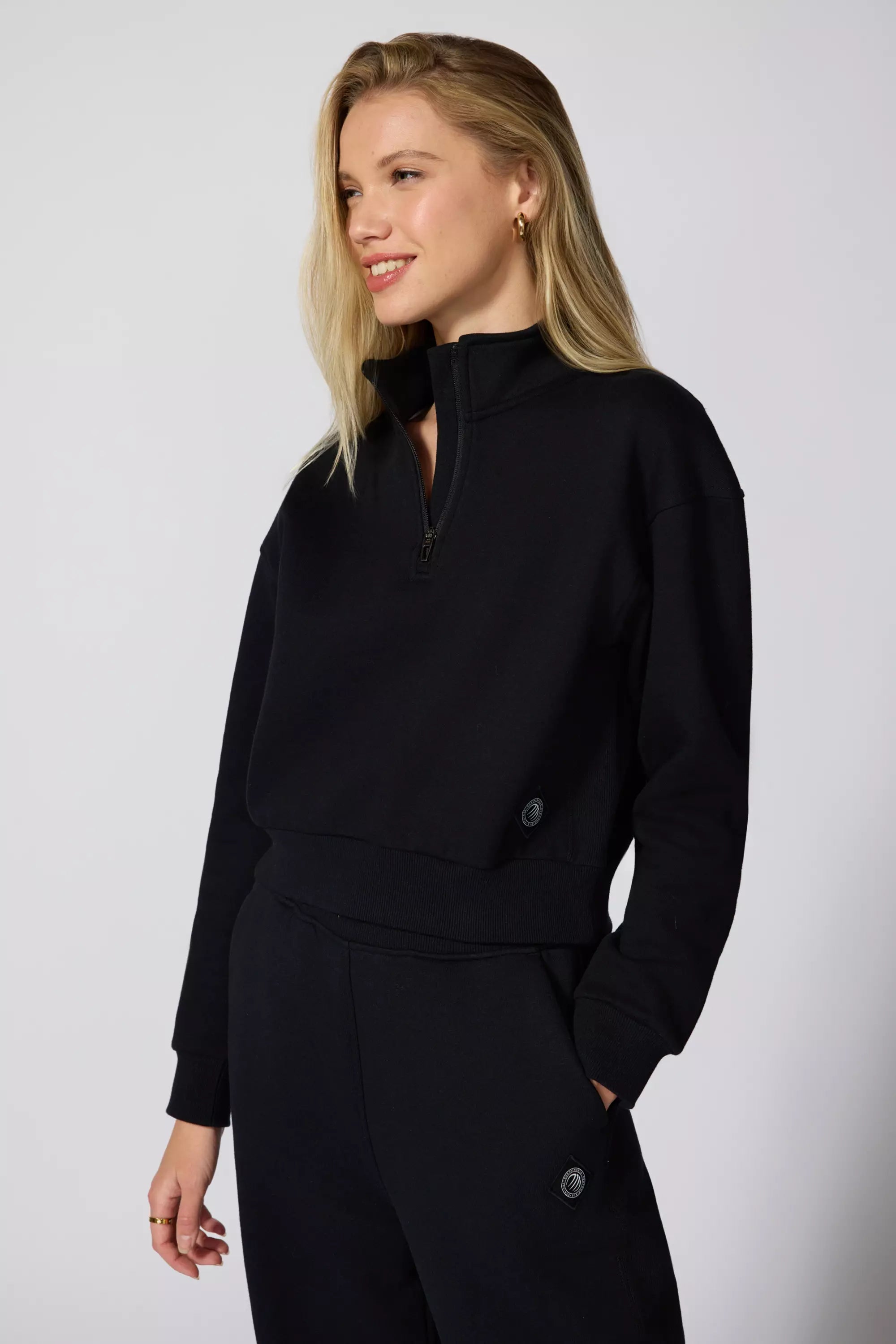 Luxefleece 1/4 Zip  - Black