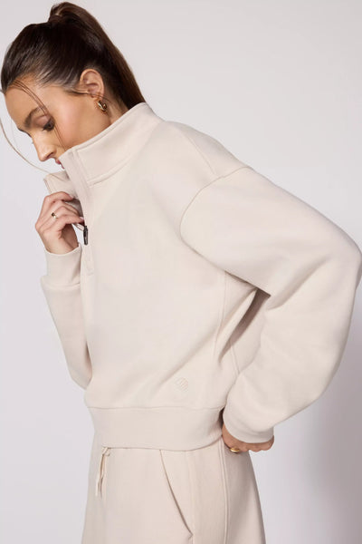 Luxefleece 1/4 Zip - Stone | MPG Sport