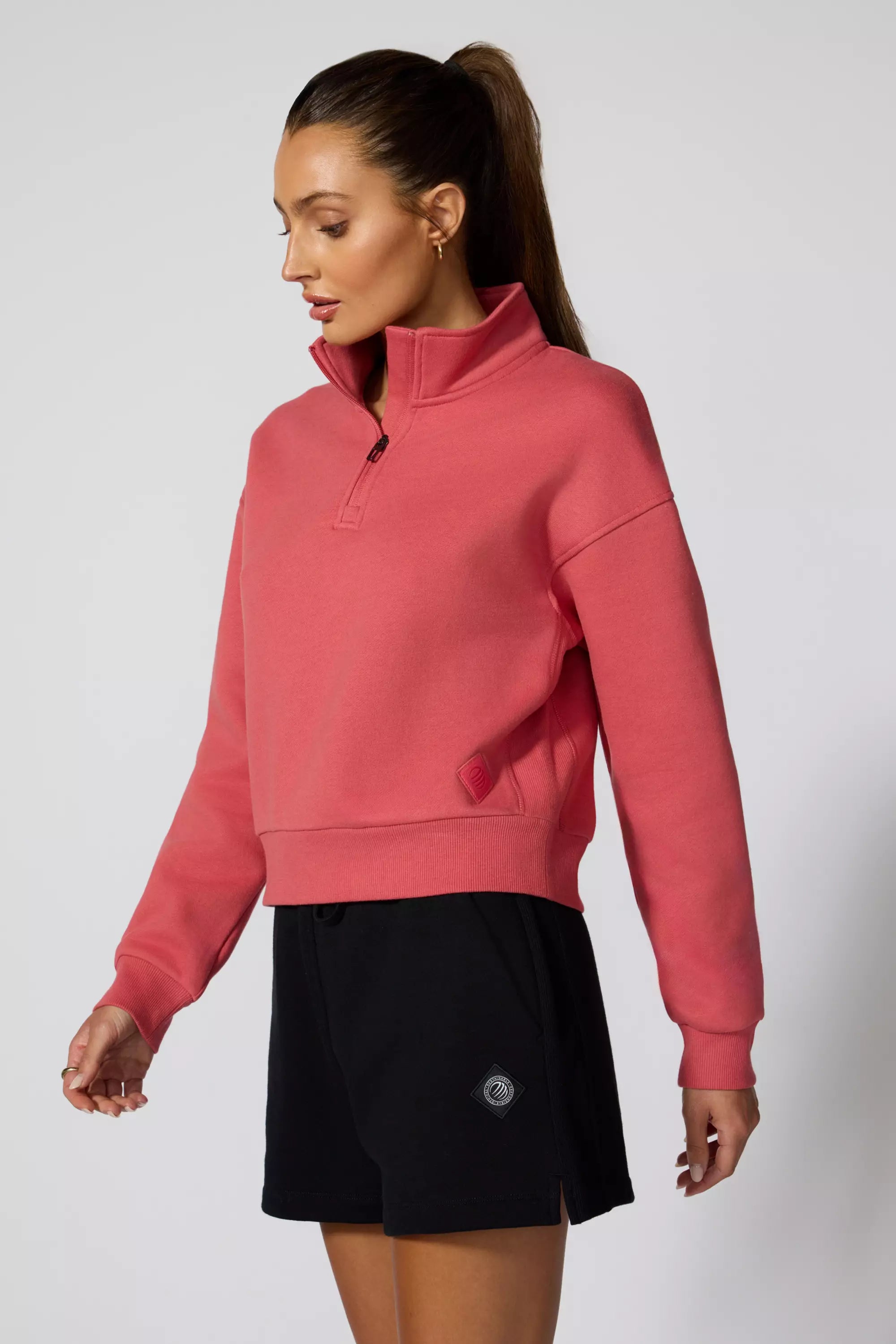 Luxefleece 1/4 Zip  - Mineral Red