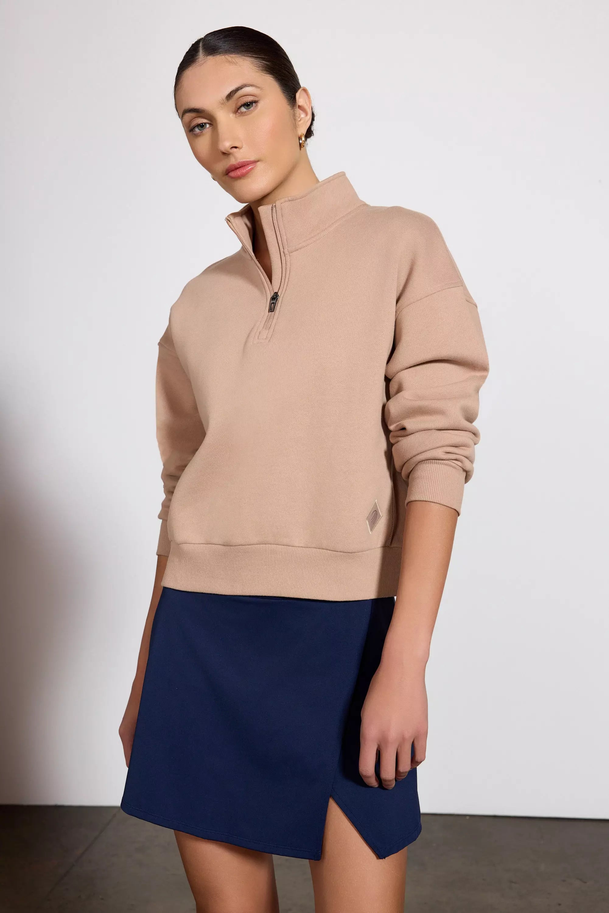 Luxefleece 1/4 Zip - Taupe chaud