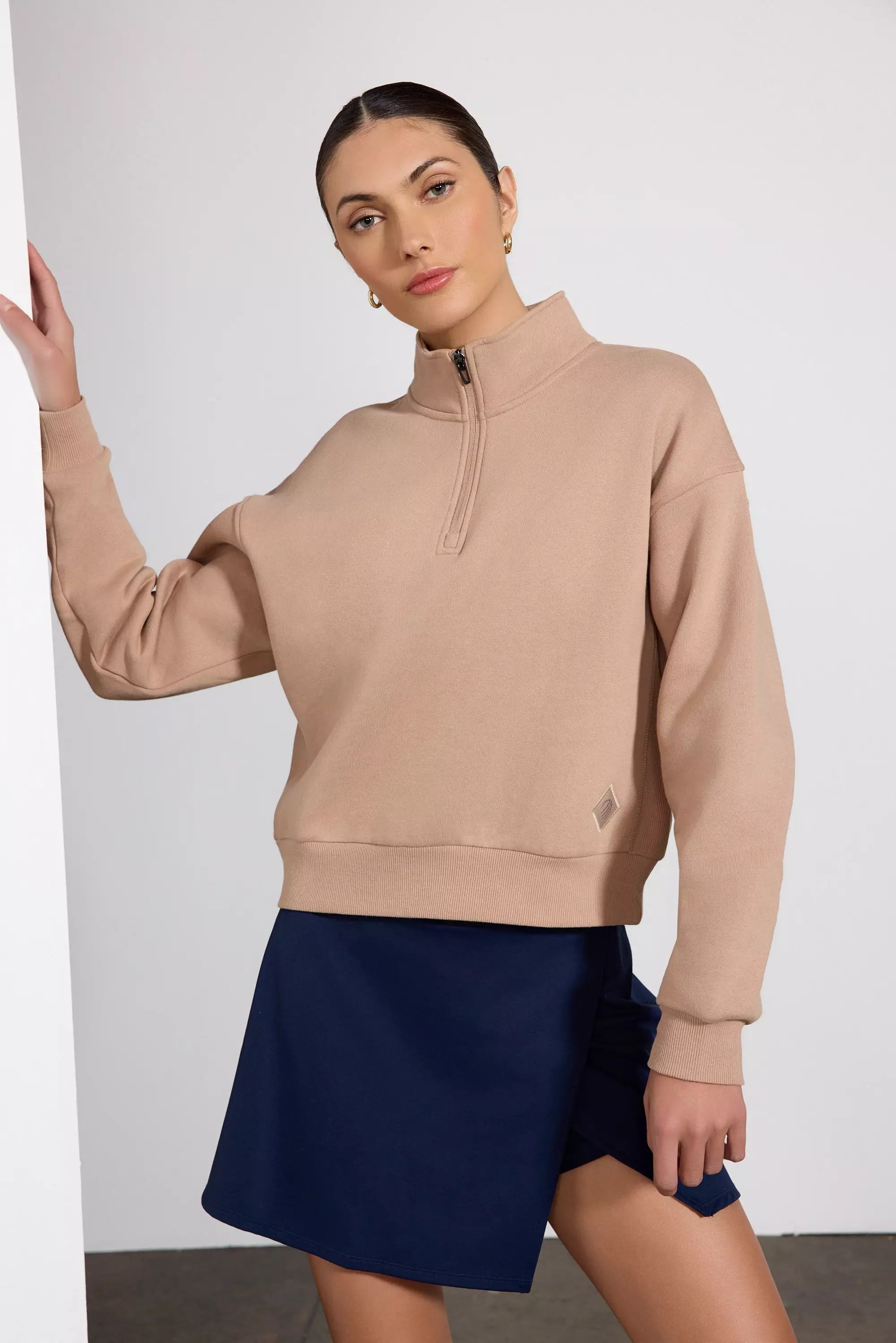 Luxefleece 1/4 Zip - Taupe chaud