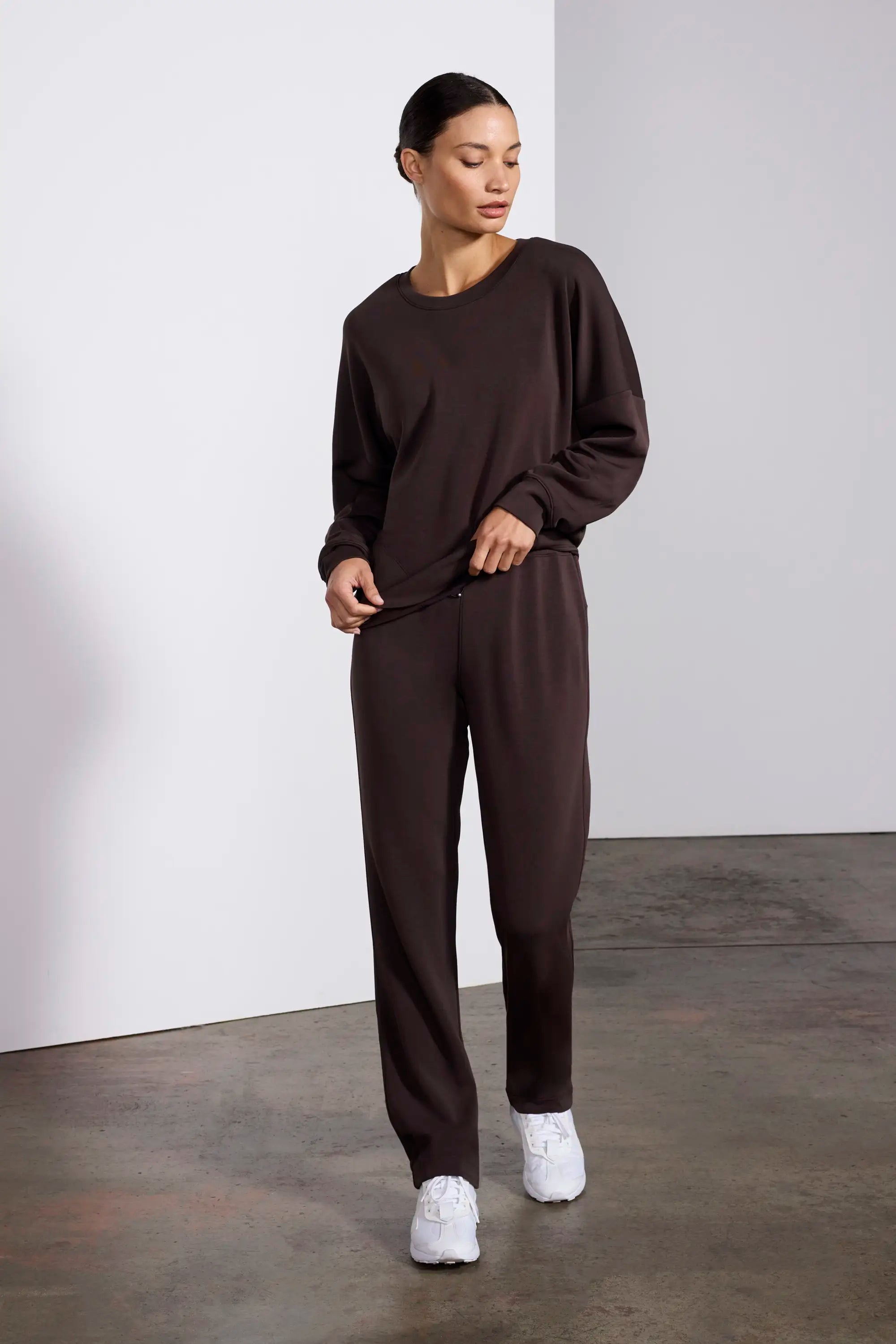 Dreamweave Sweatshirt - Chocolate Brown