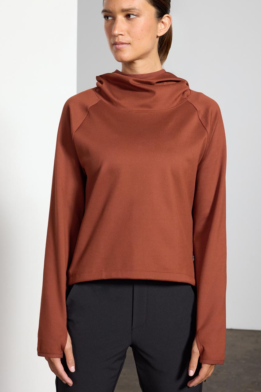 Traverse Hooded Long Sleeve Top