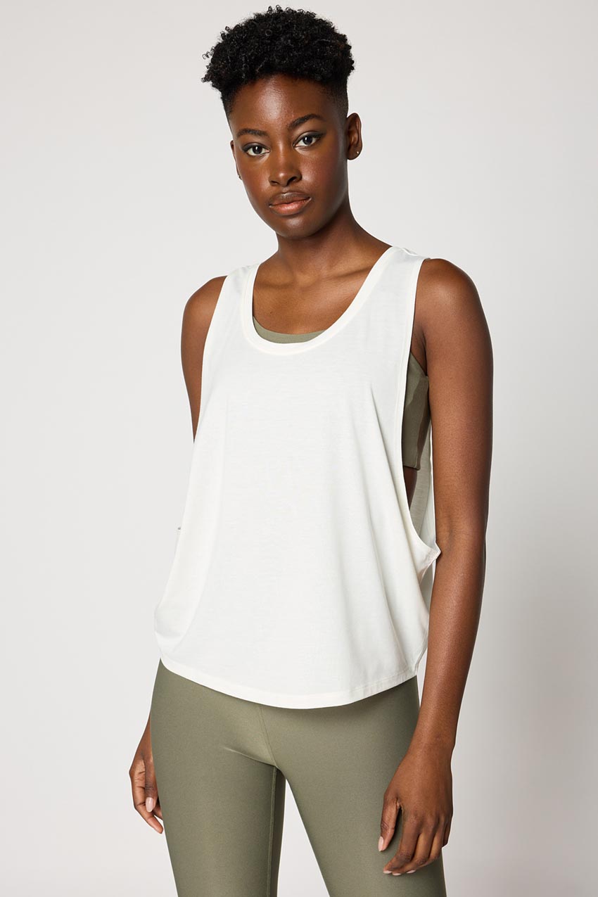 Dynamic Recycled Polyester Dropped Armhole Tank Top – MPG Sport
