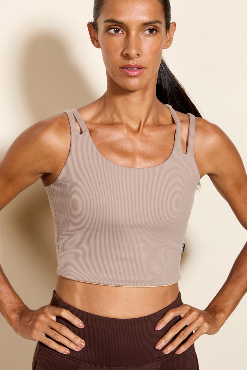 Effuse Asymmetric Light Support Sports Bra