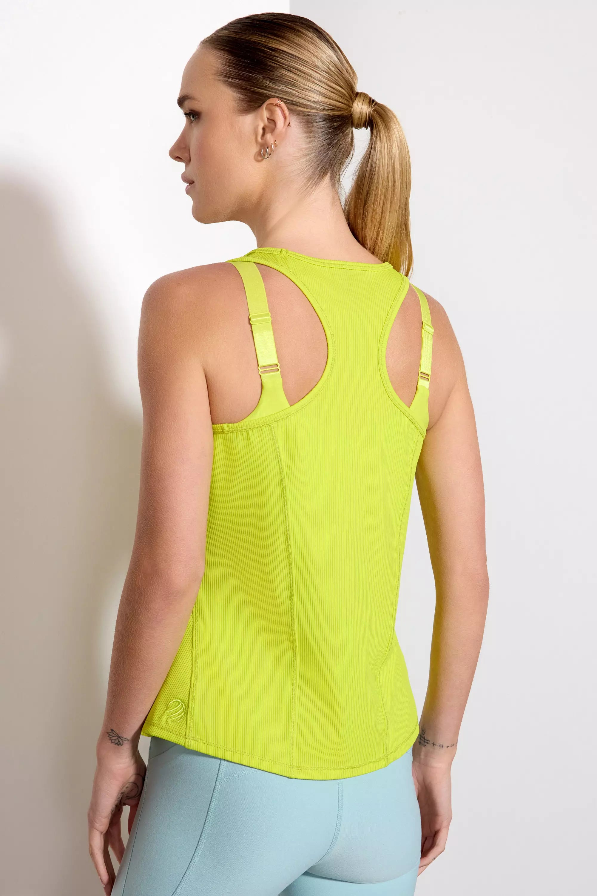 Vivid Racer Back Tank - Evening Primrose