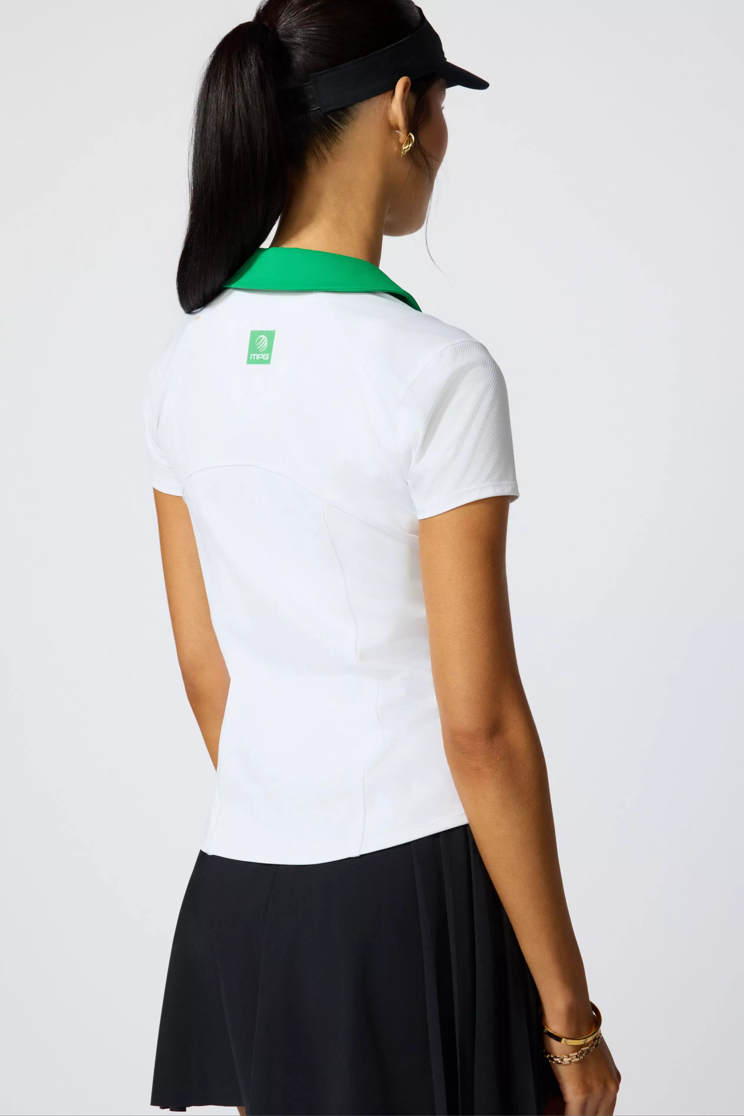 Vital Polo - White/Fern Green