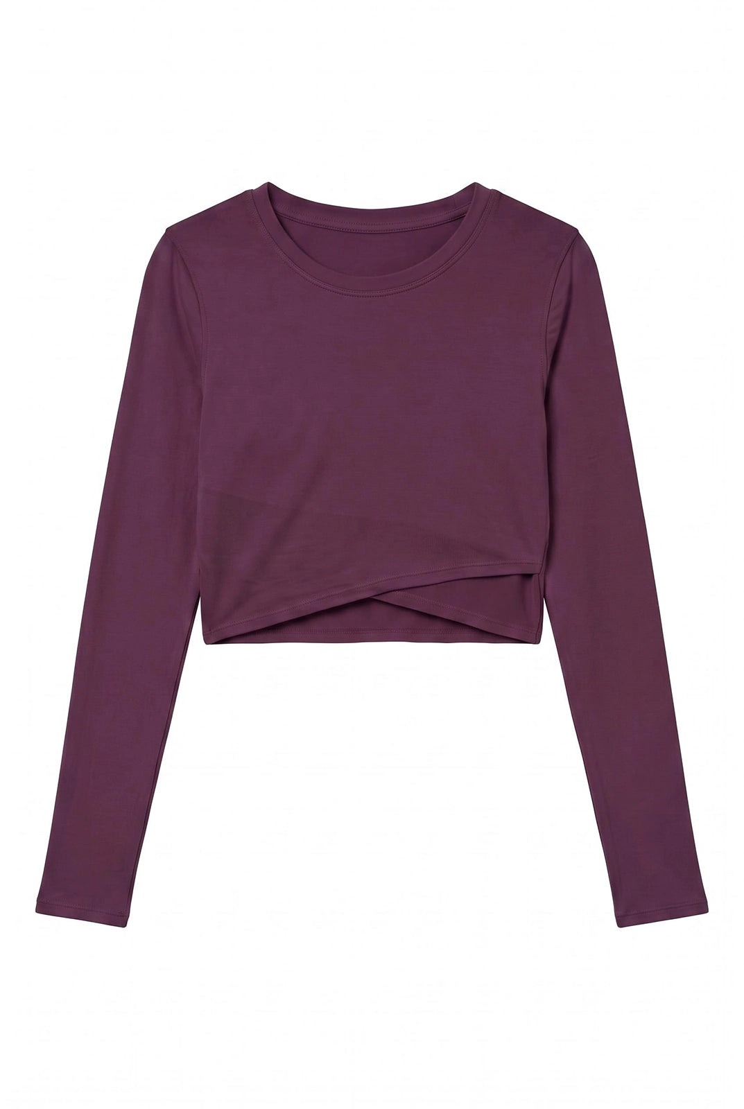 Pace Wrap Long Sleeve Tee - Huckleberry
