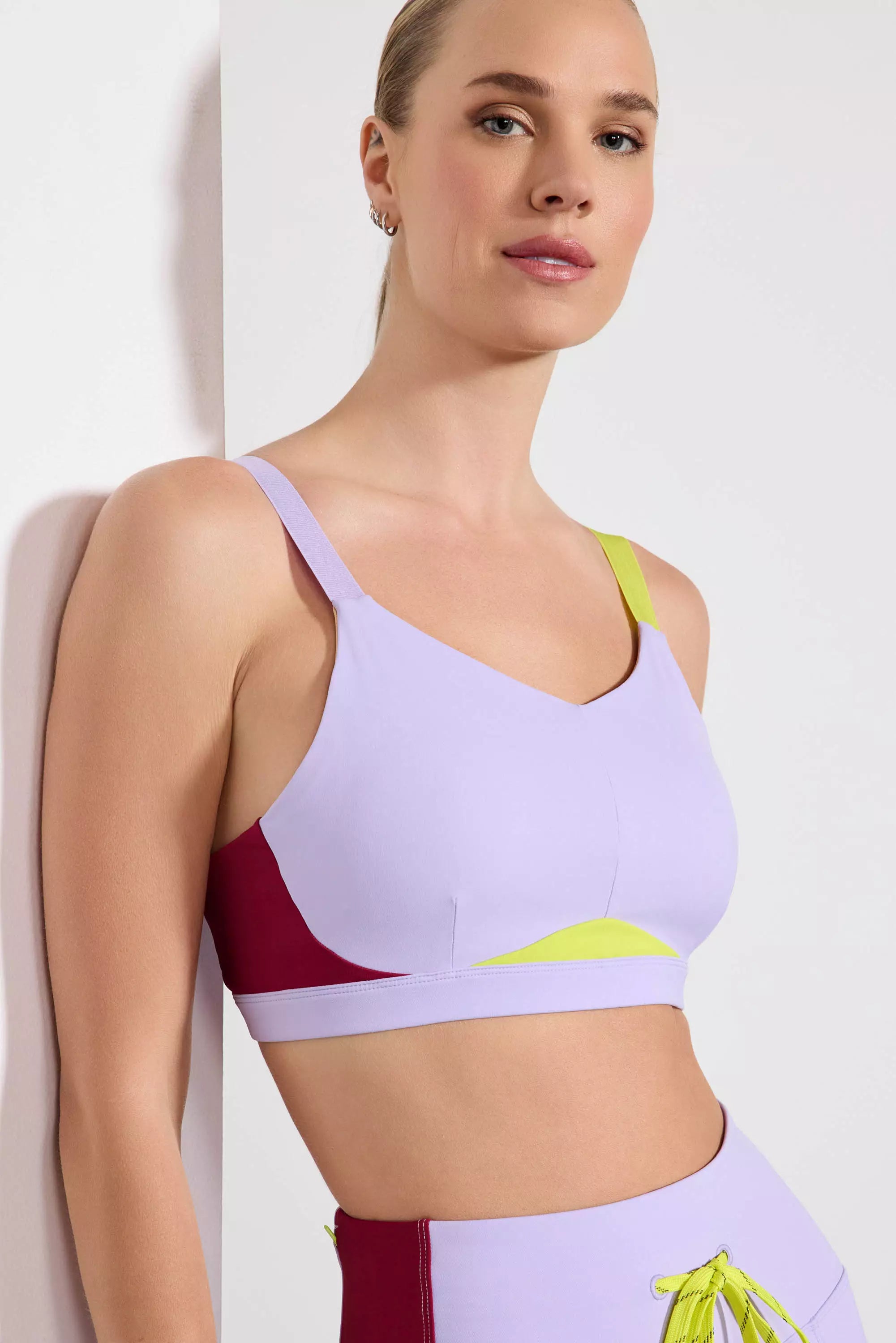 Vital Mesh Back Sports Bra - Orchid Petal