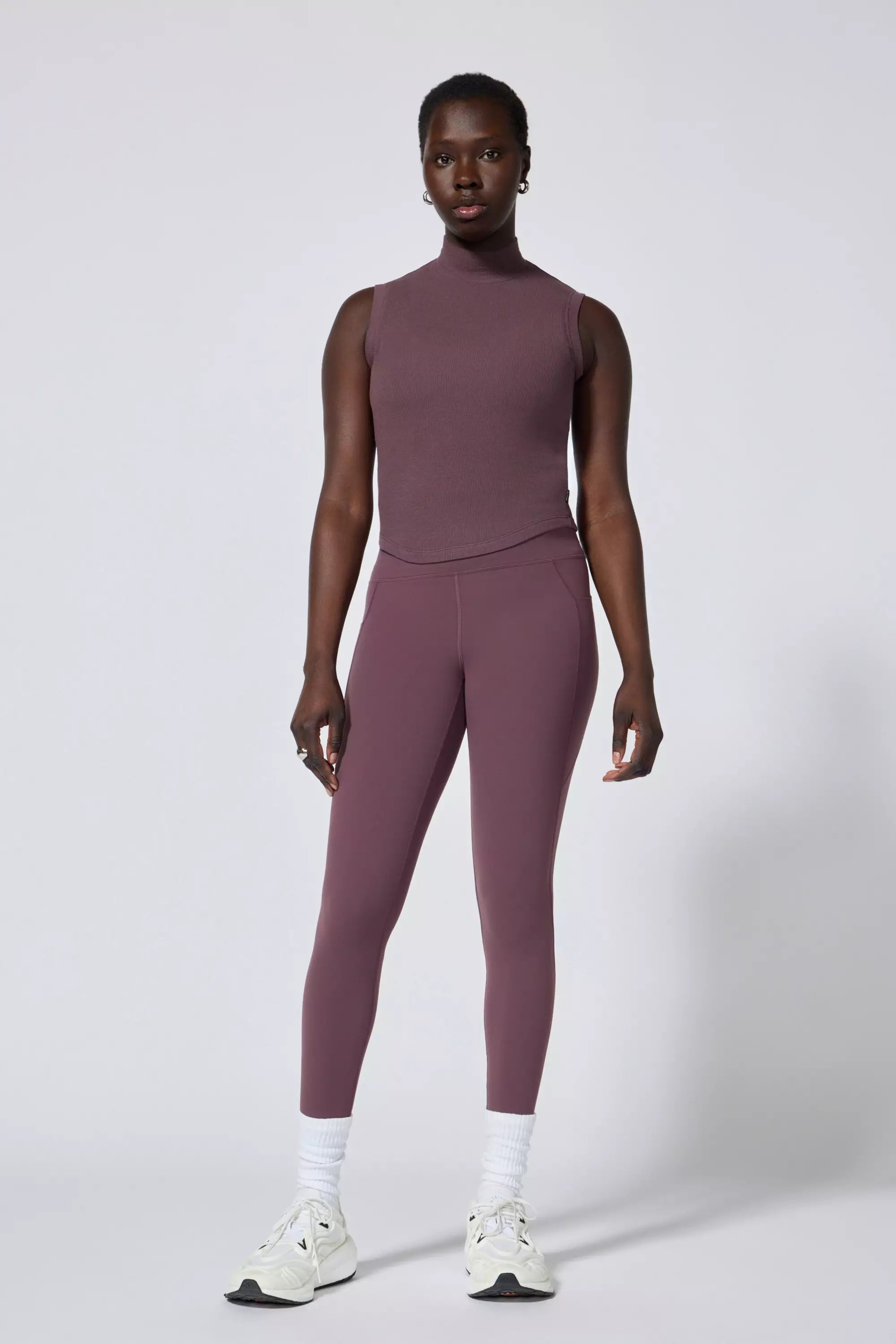 Baby Rib Slim Fit Tank - Huckleberry