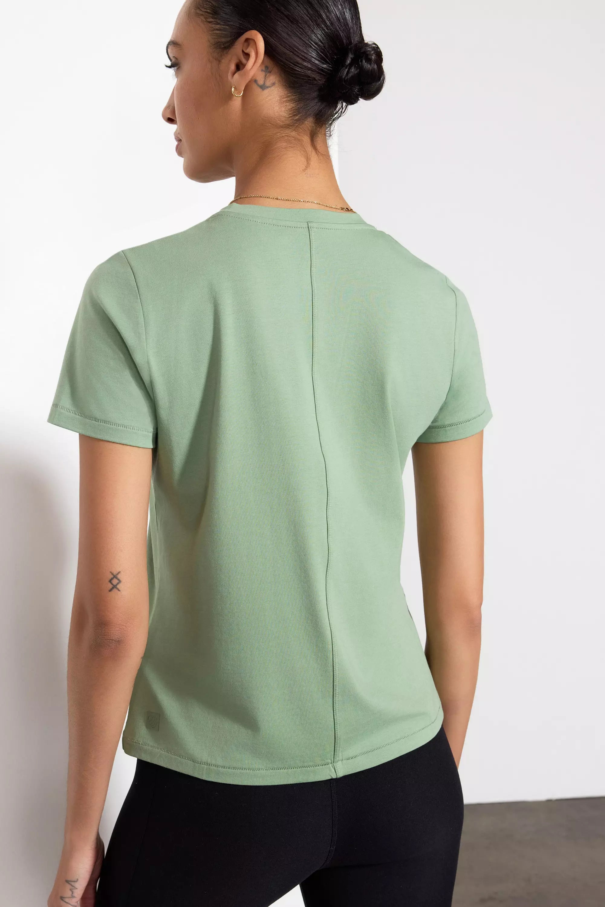 Pima Cotton Classic Fit Tee - Green de haies