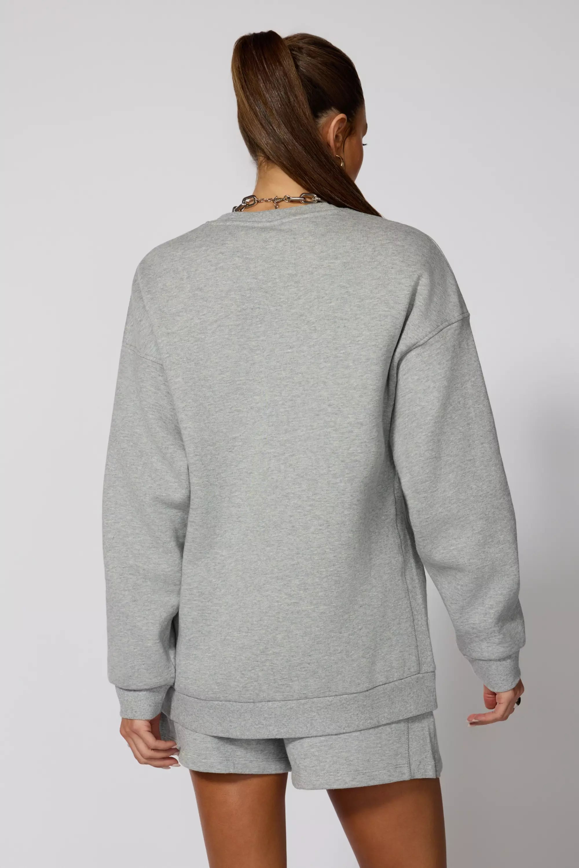 Luxefleece Relaxed Sweatshirt - Htr Concrete