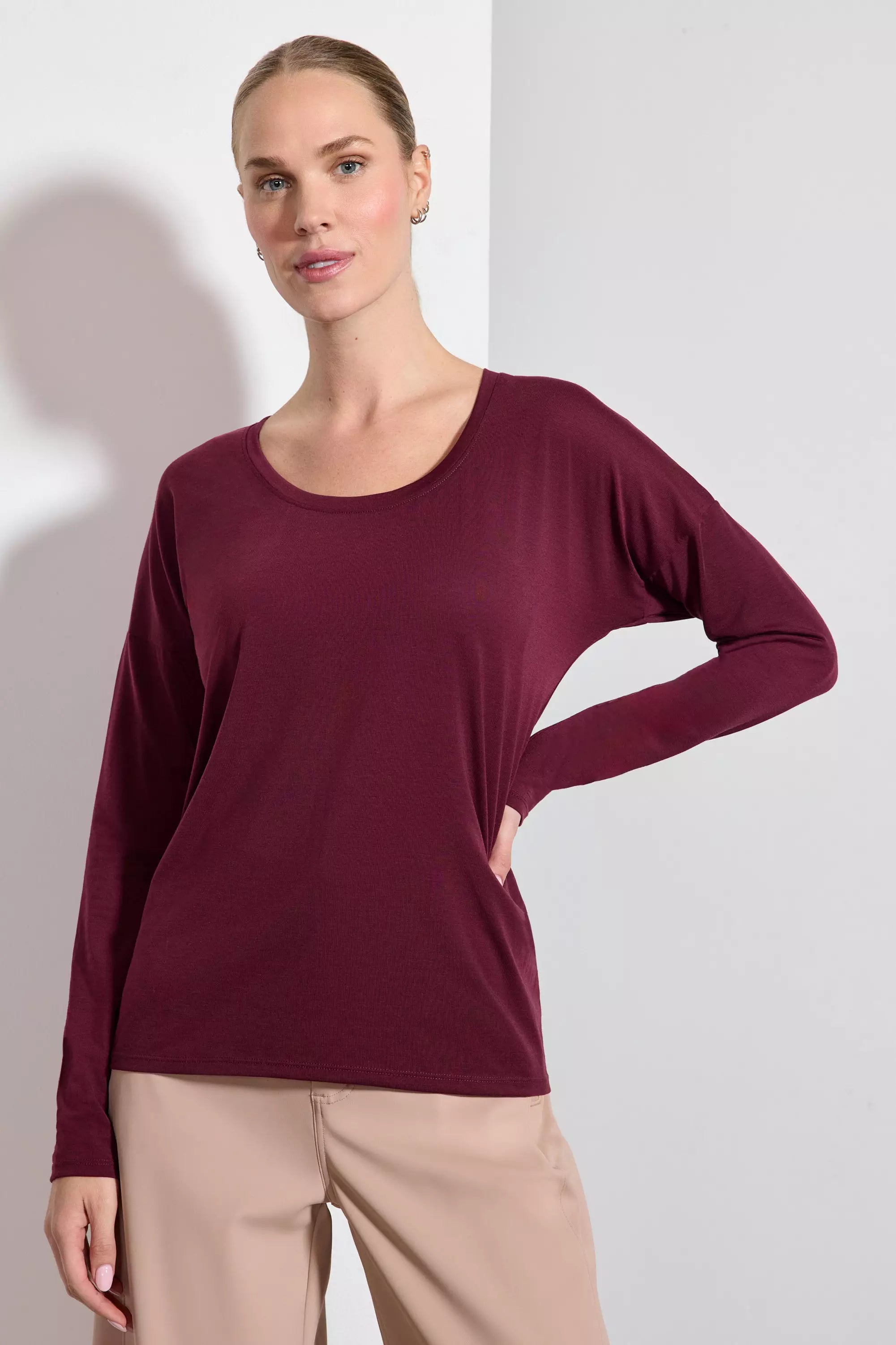 Performance Knit Long Sleeve Tee - Port Royale