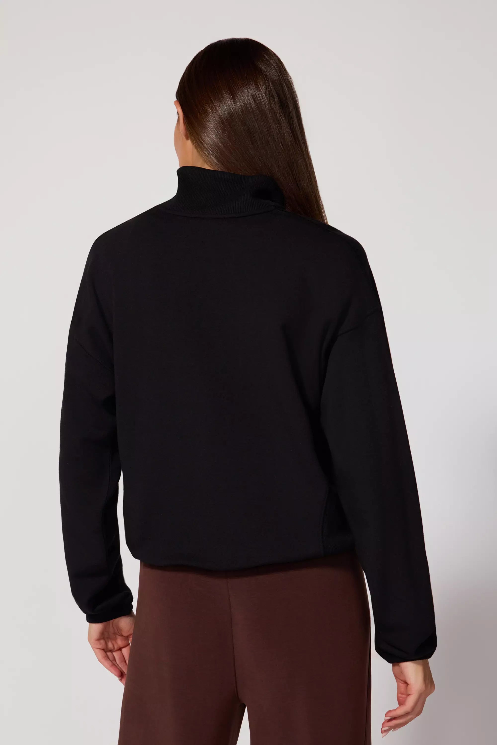 Serenity 1/4 Zip - Negro