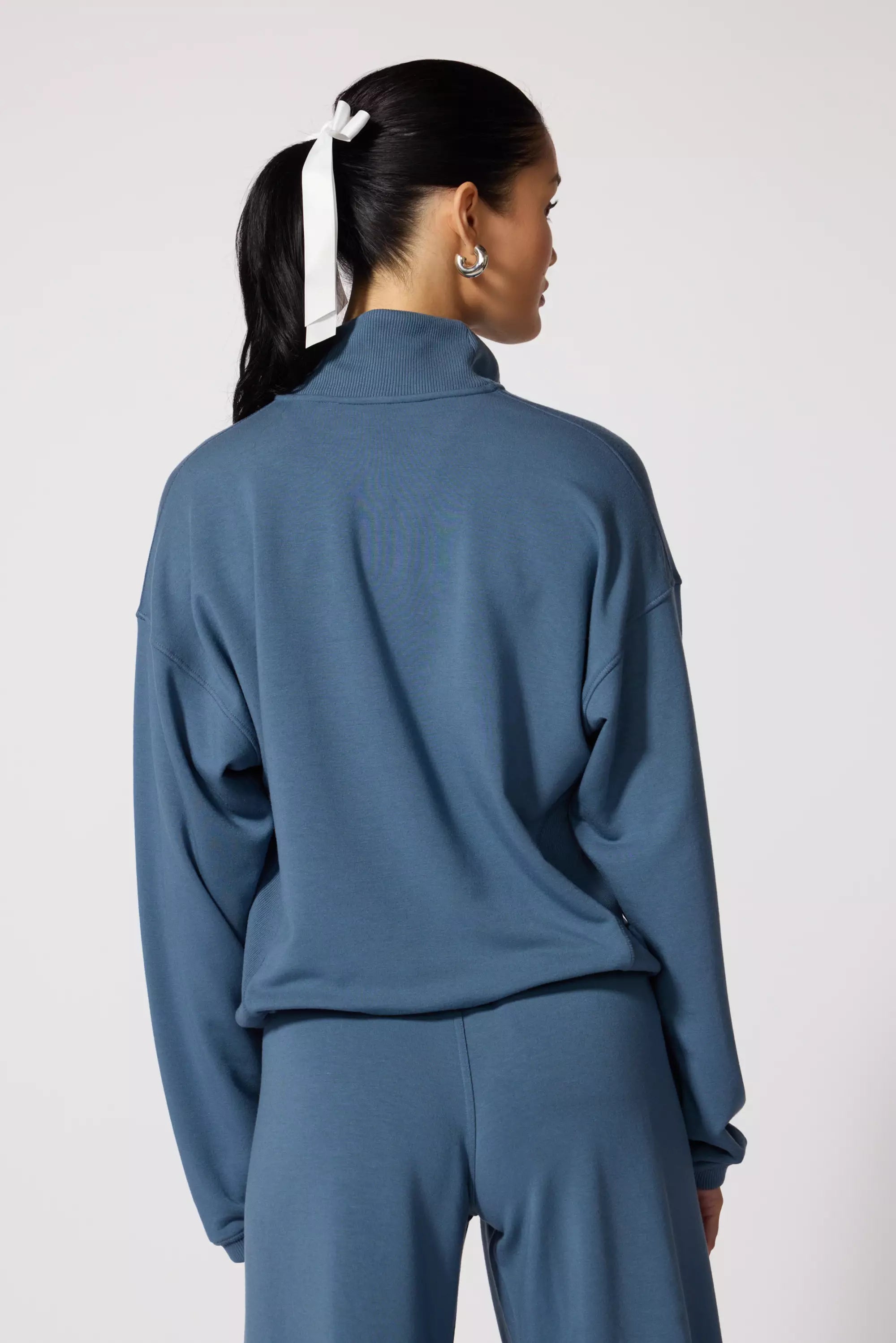 Serenity 1/4 Zip - Bleu à l'essence