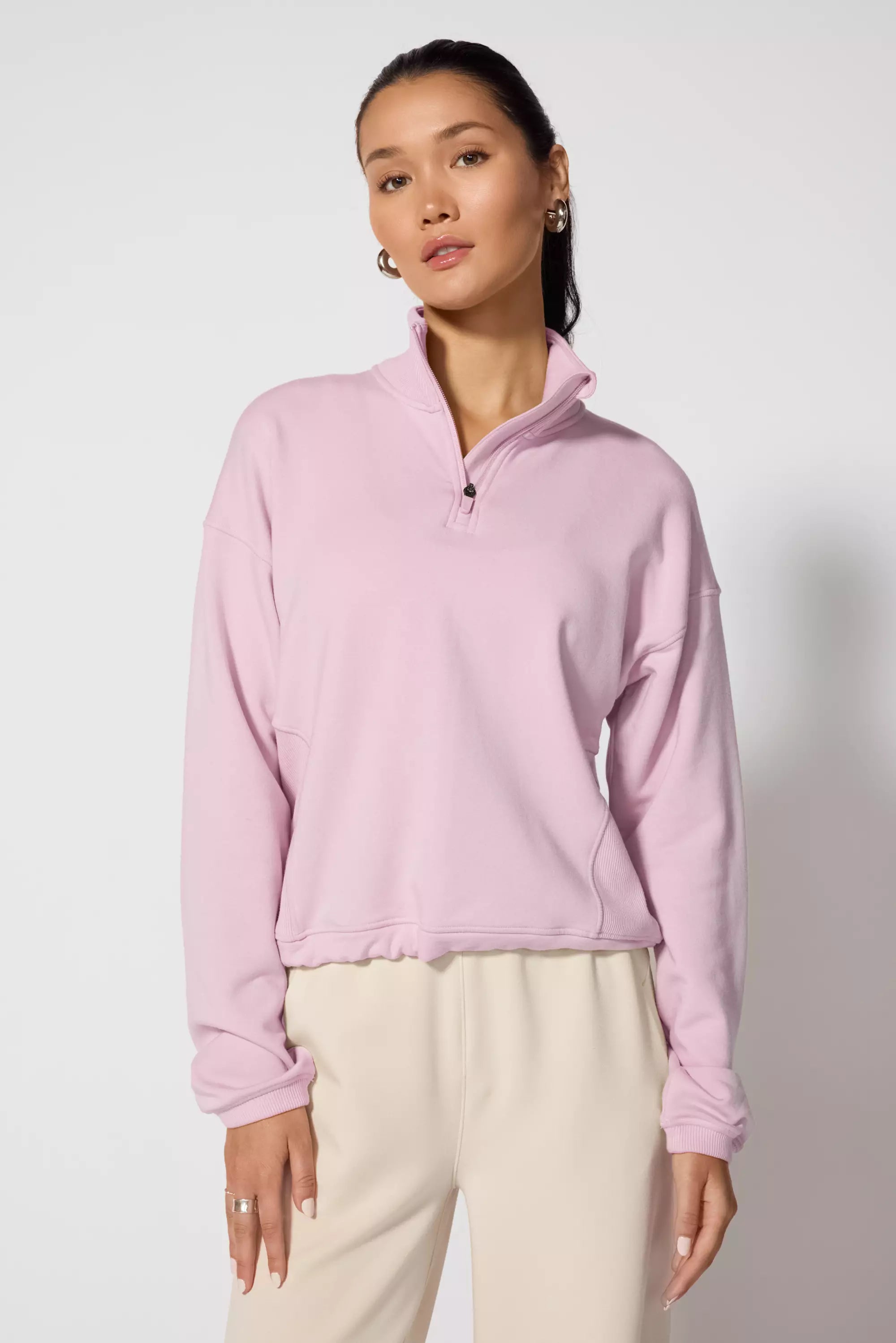 Serenidad 1/4 Zip - Lila fragante