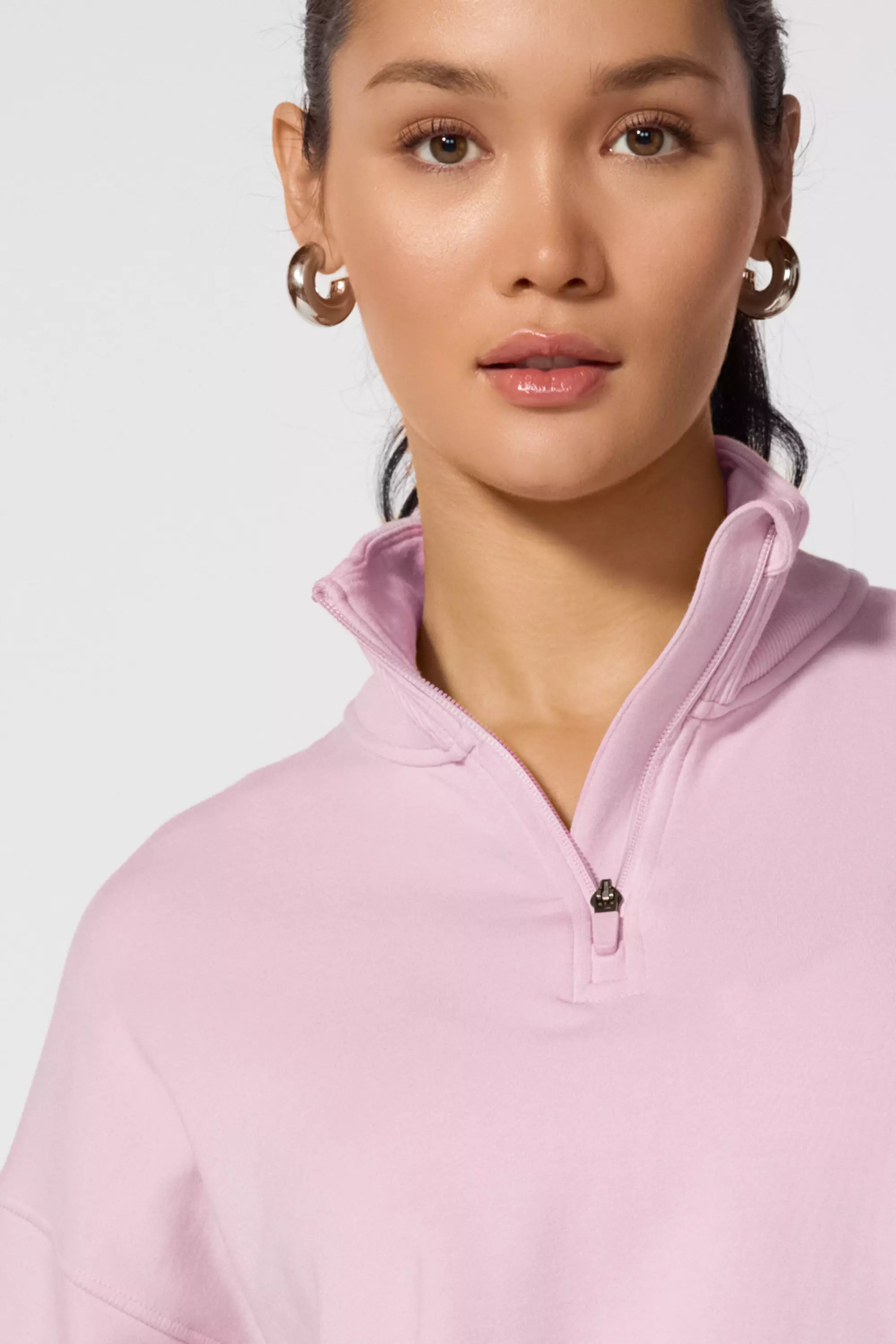 Serenity 1/4 Zip - Lilac parfumé