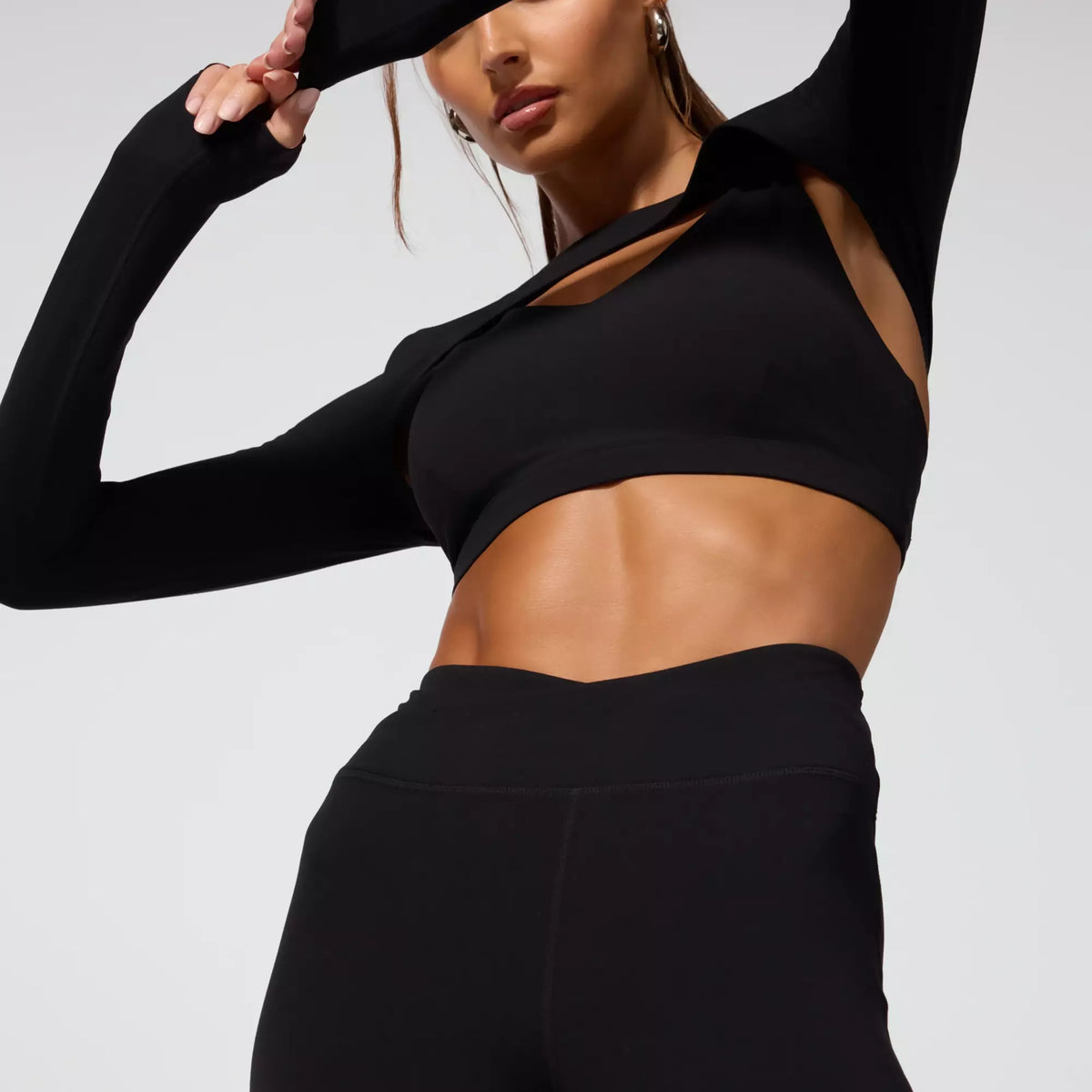 OHGA velor tops ブラック Vero Moda Aware double ended zip up cardigan in black | ASOS