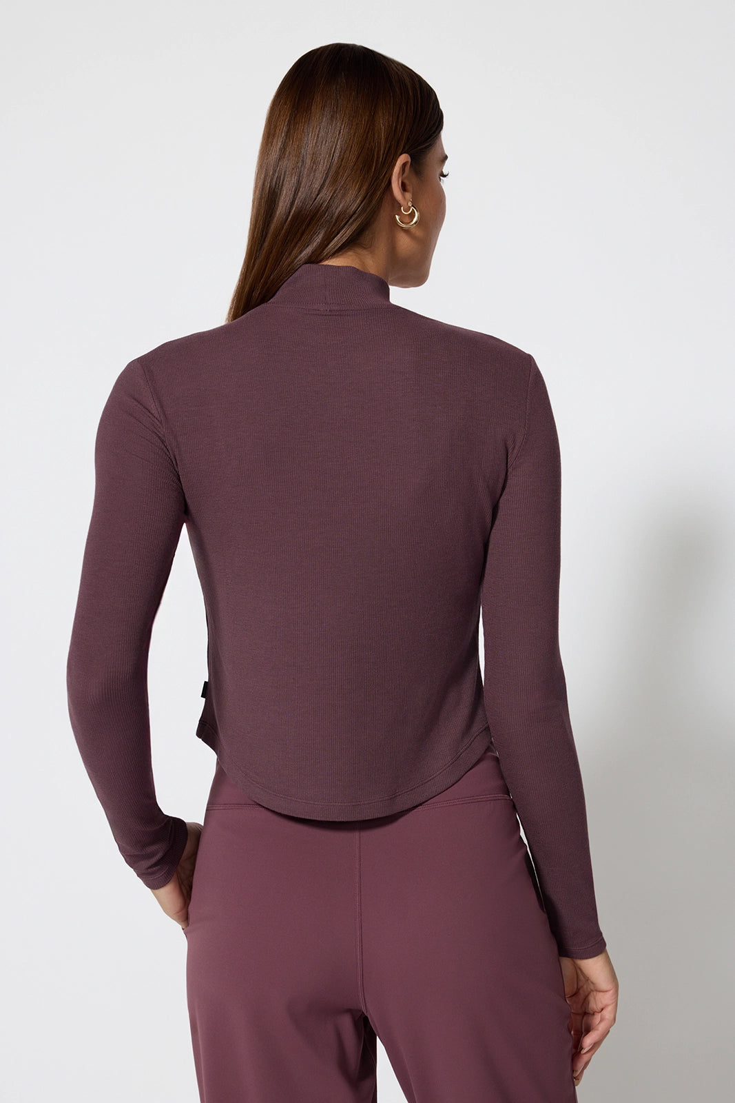 Baby Rib Long Sleeve - Huckleberry