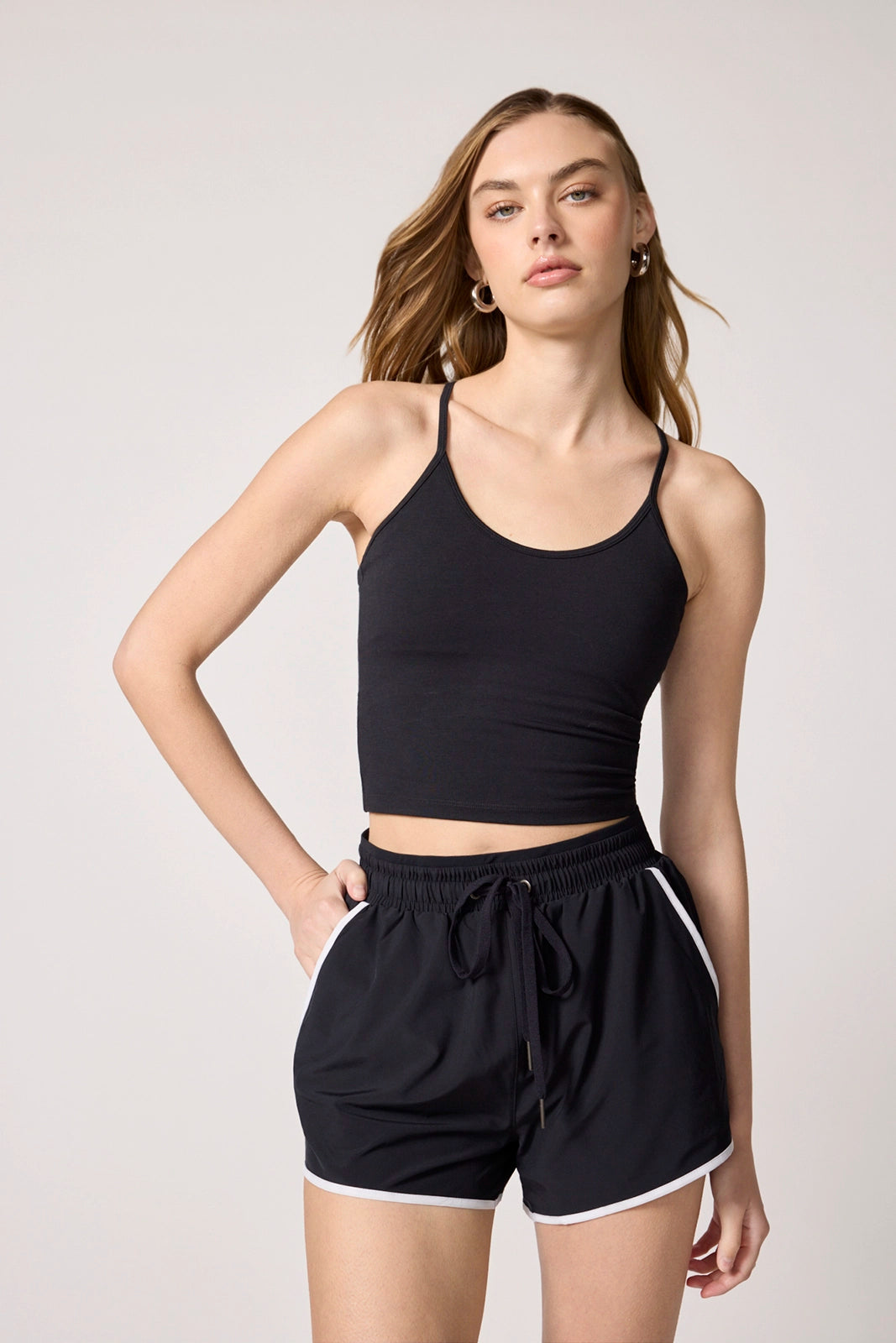 Balance Long Line Bra - Black