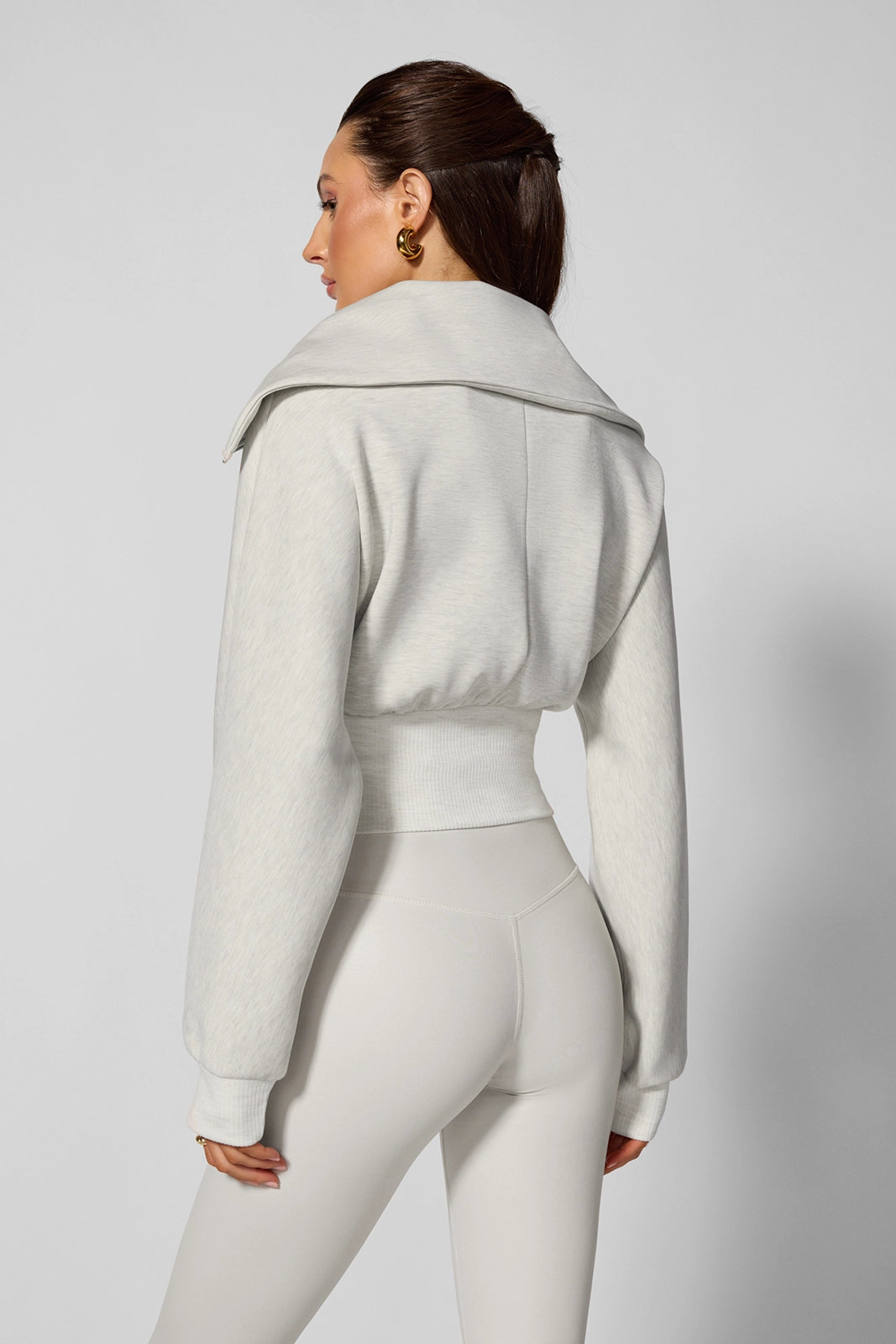 Dreamweave Corset Full Zip - Htr Moonbeam