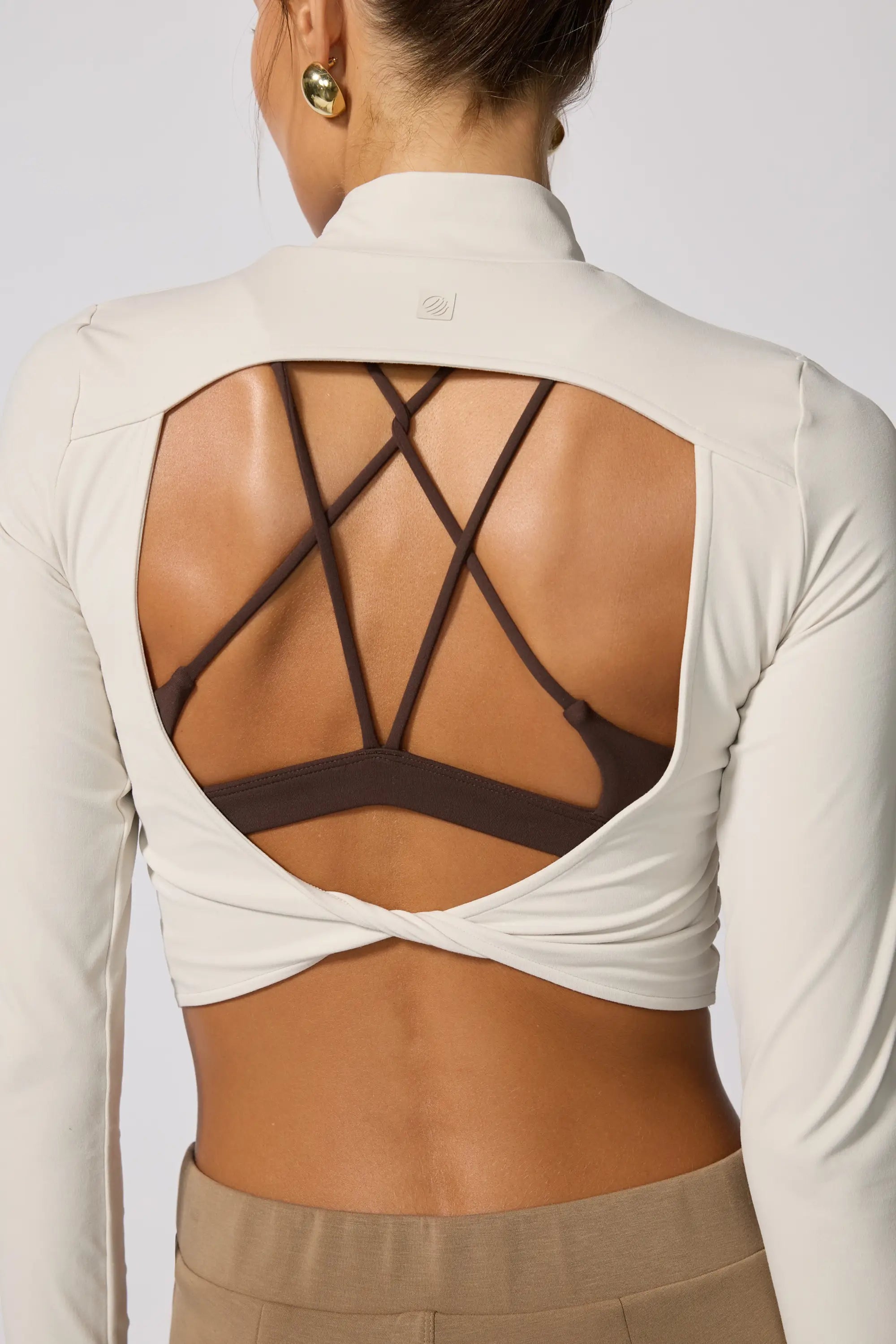Cloud Open-Back Top - Moonbeam