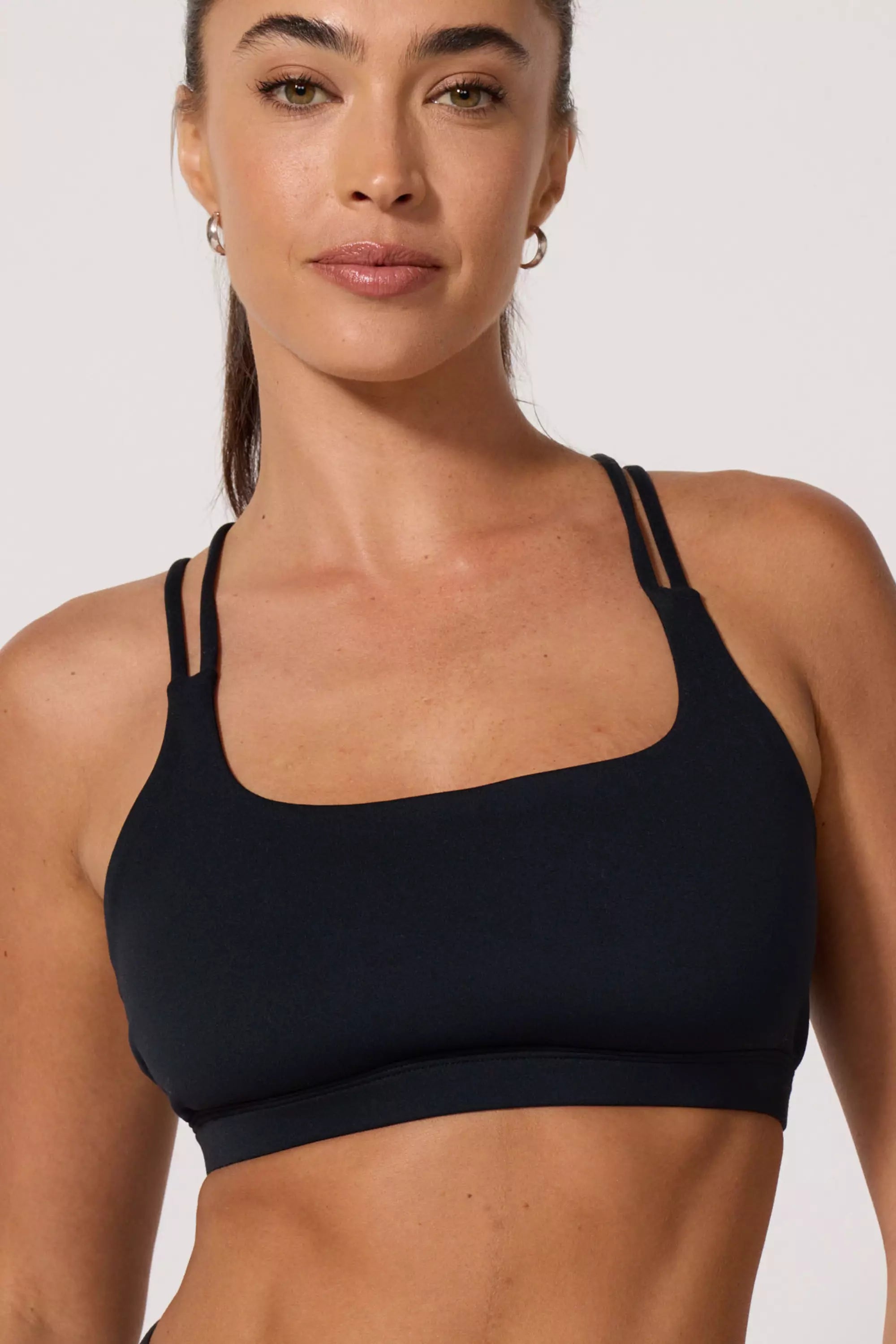 Cloud Strappy Bra - Jet Black