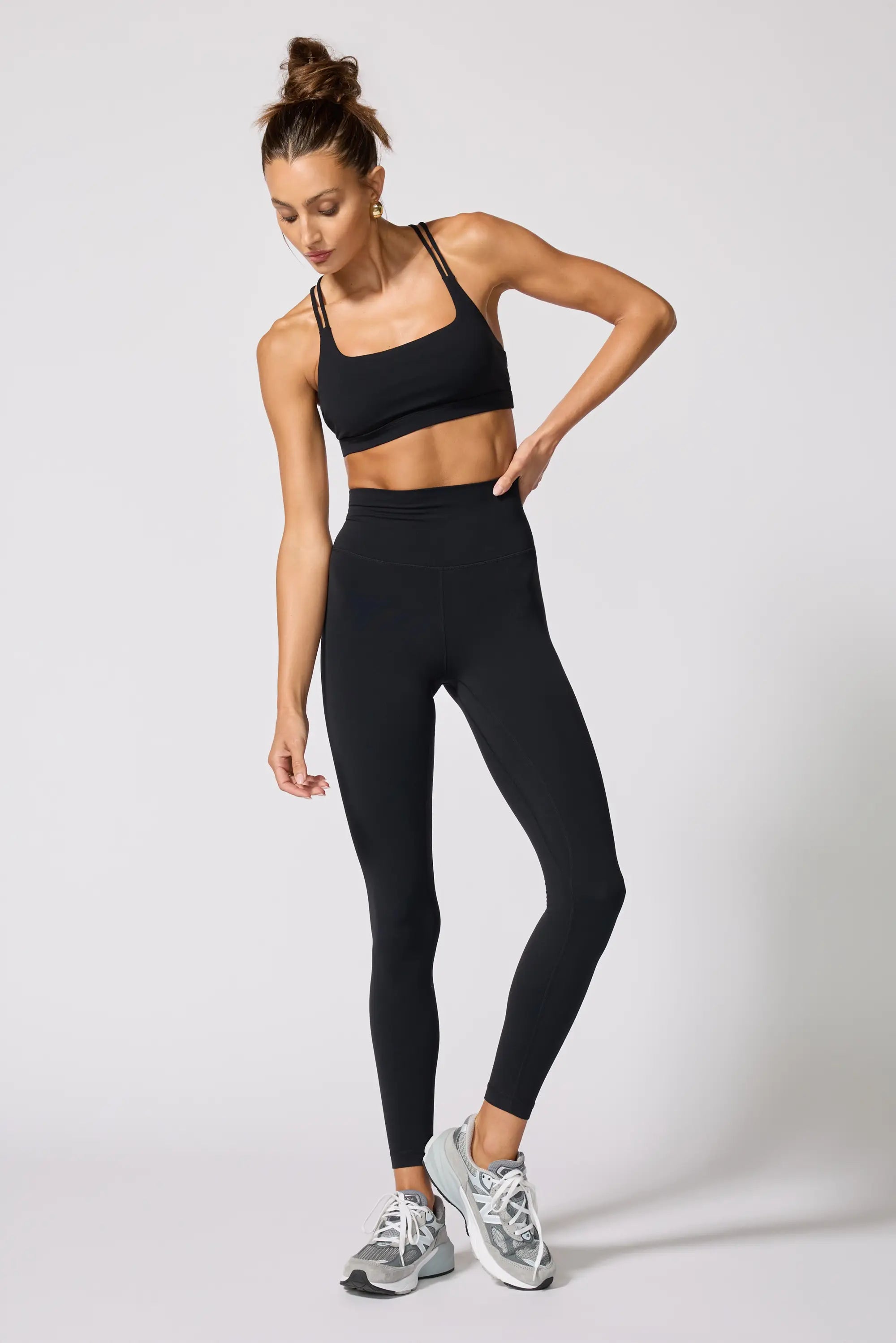 Cloud Strappy Bra - Black