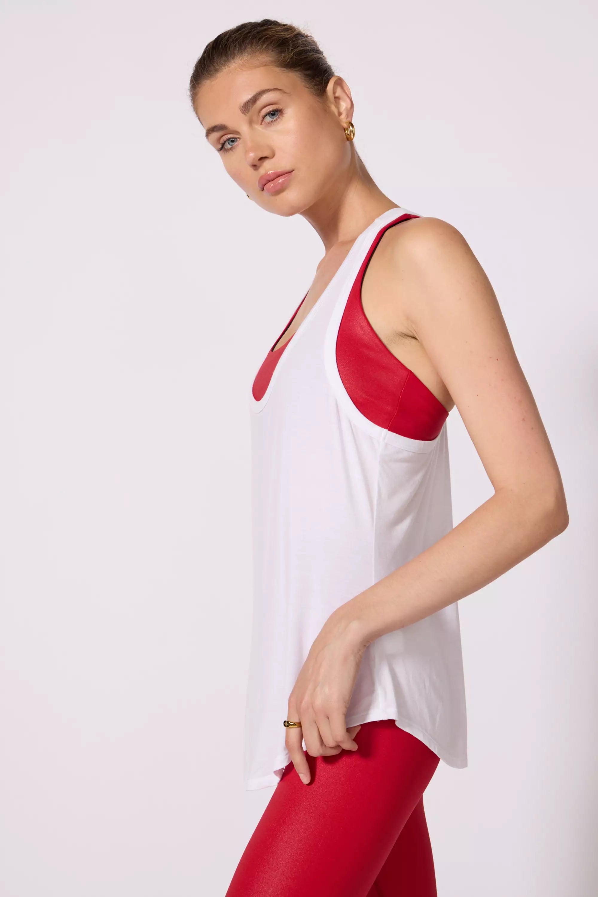 Racer Tank - Brilliant White