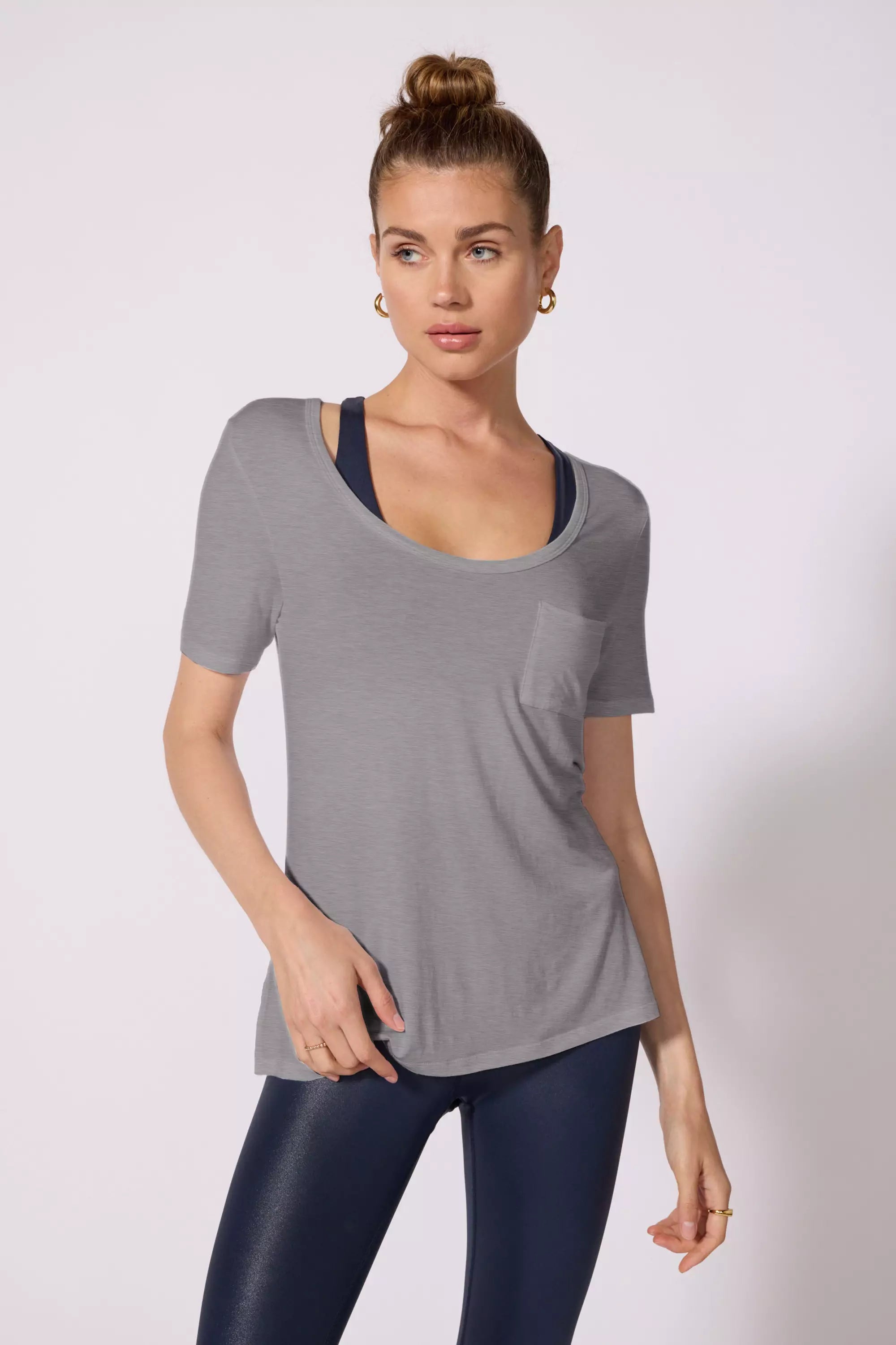 TEE de bolsillo - HTR Steel Grey