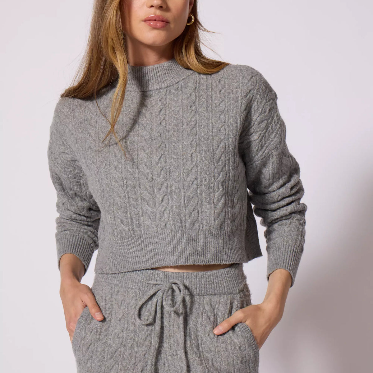 ONLY ONLKATIA LOOSE HIGH NECK - Trui - dark grey melange/donkergrijs ONLY ONLKATIA LOOSE HIGH NECK - Trui - dark grey melange/donkergrijs