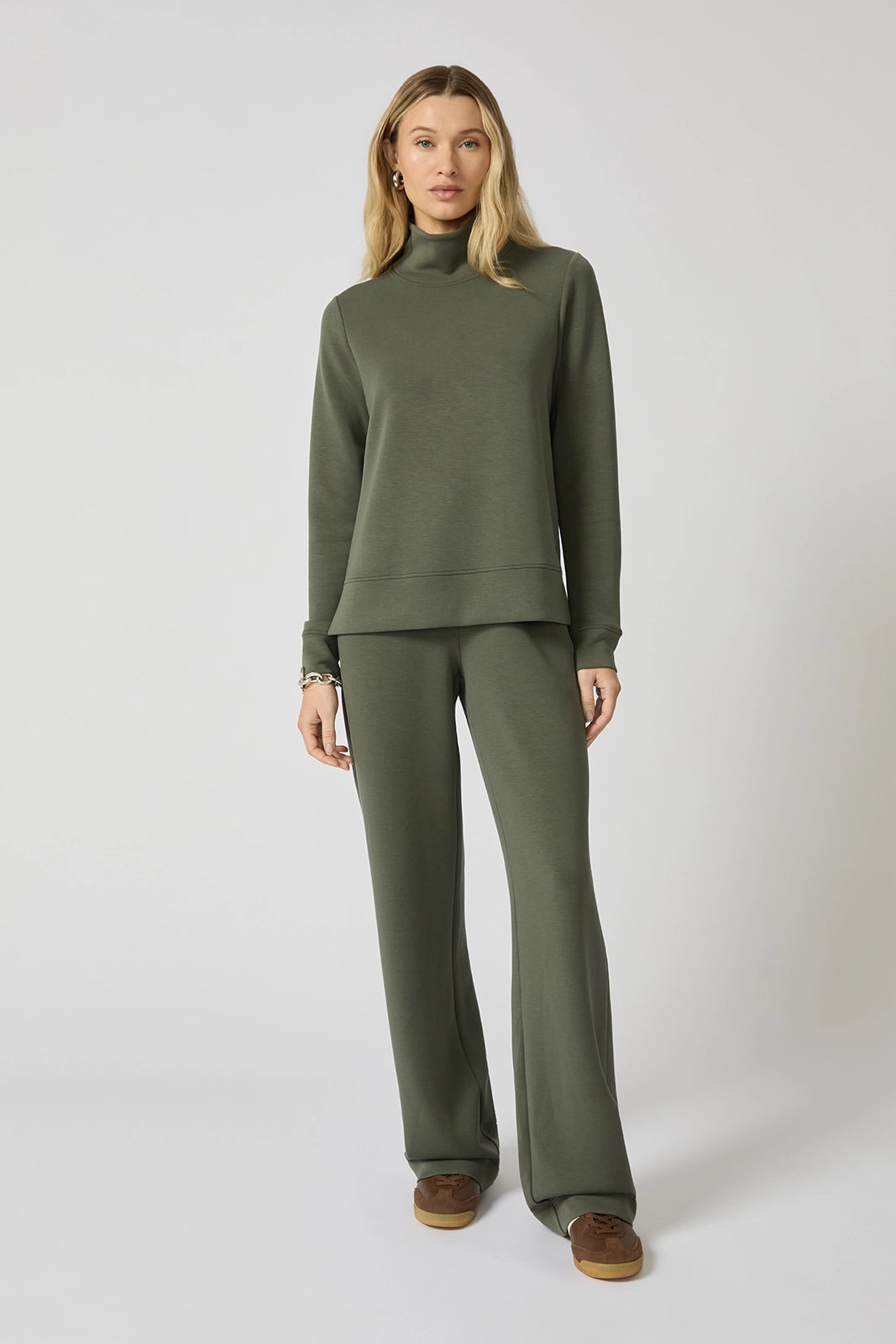 Dreamweave Mock Neck Sweatshirt - Kambaba