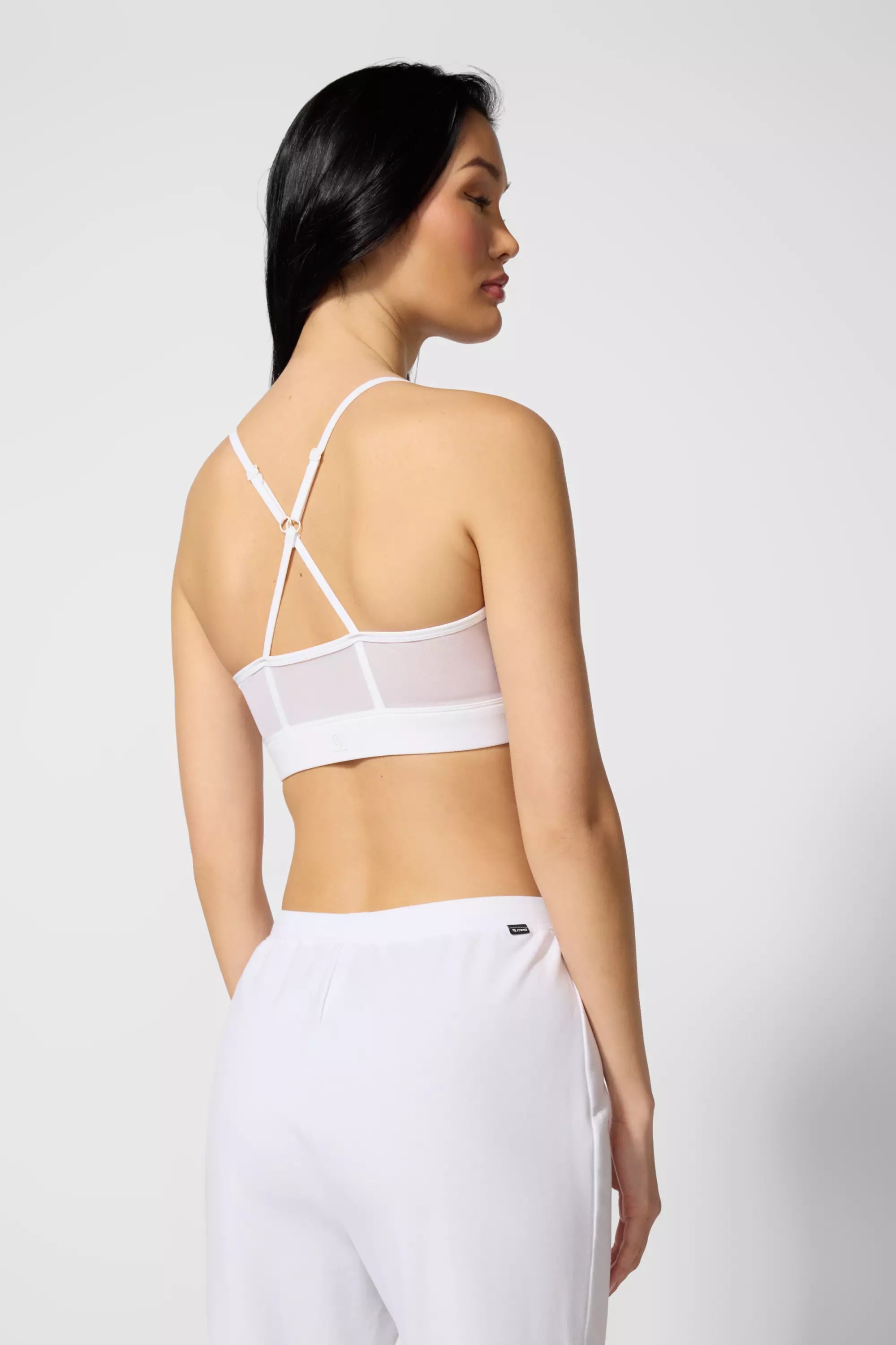 Sculpt Cross Back Bra - Brilliant White