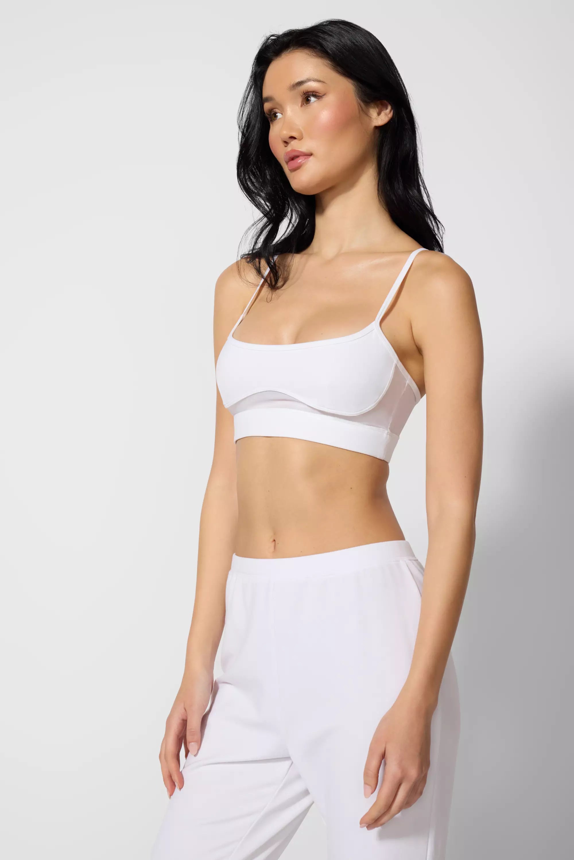 SCULPT CROSS Back Bra - Brilliant White