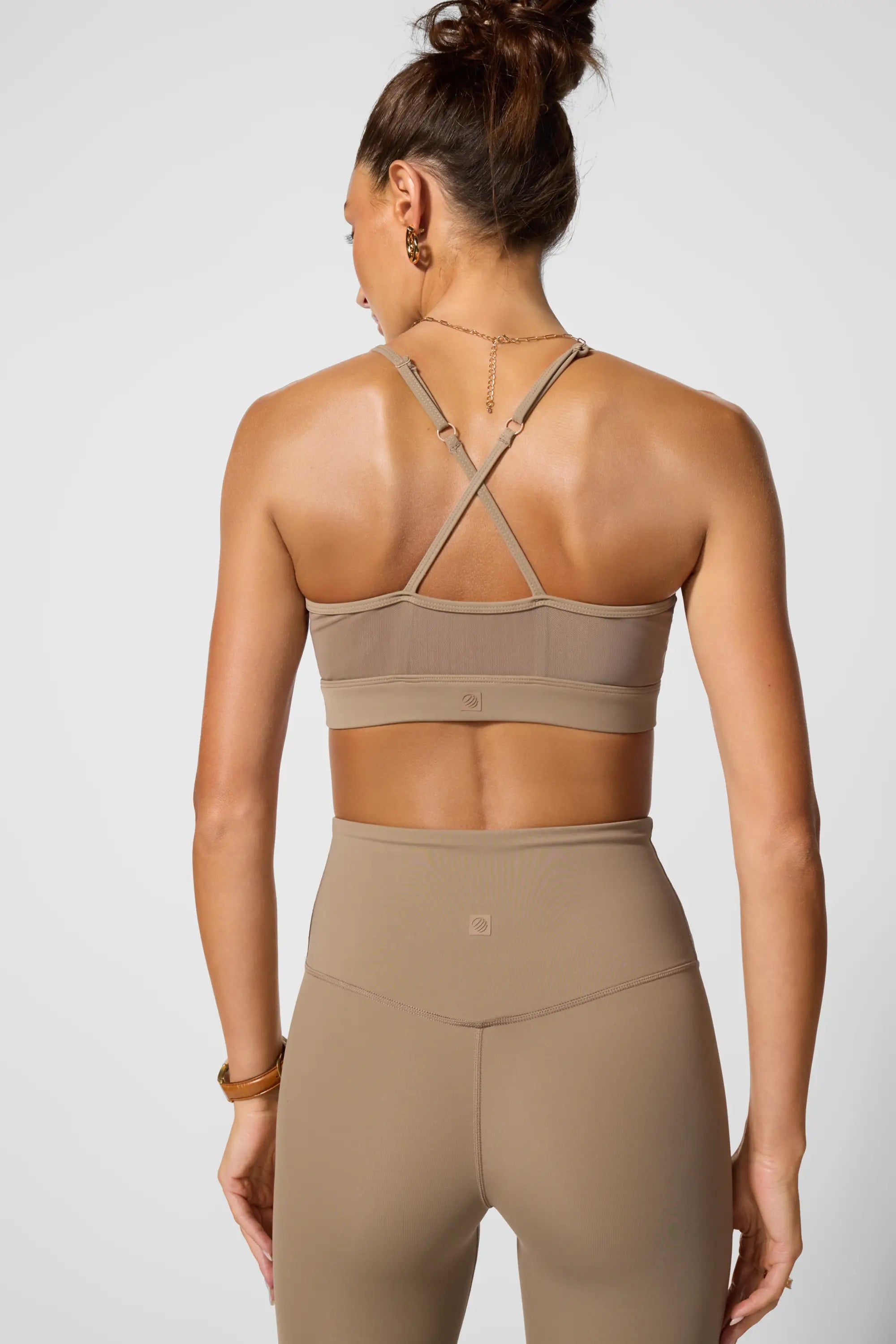 Sculpt Cross Back Bra - Caribou