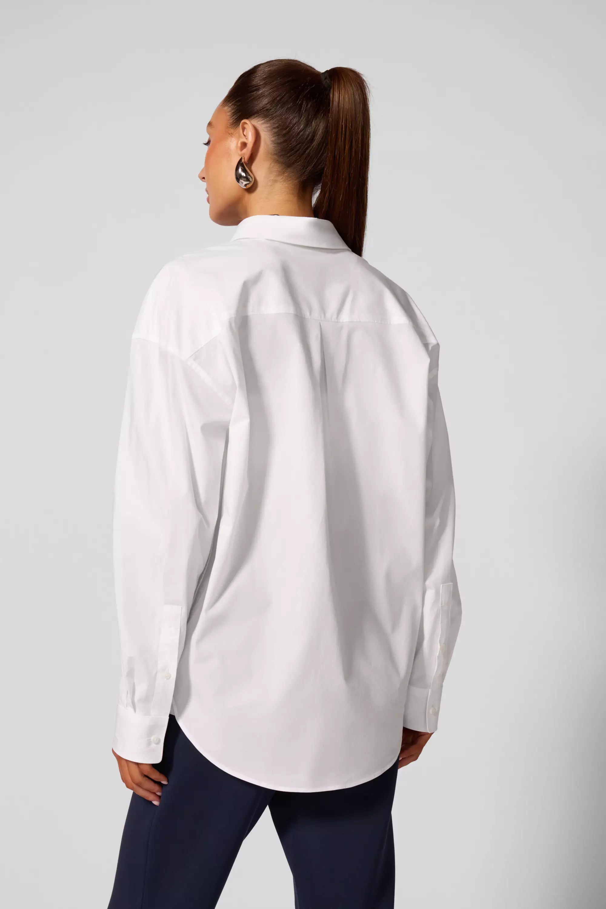 Camisa de botones - Blanco brillante